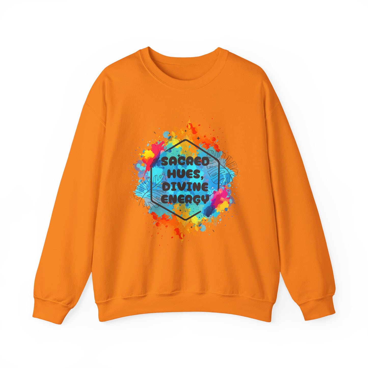 🎨Sacred Hues - Divine Energy Crewneck Sweatshirt