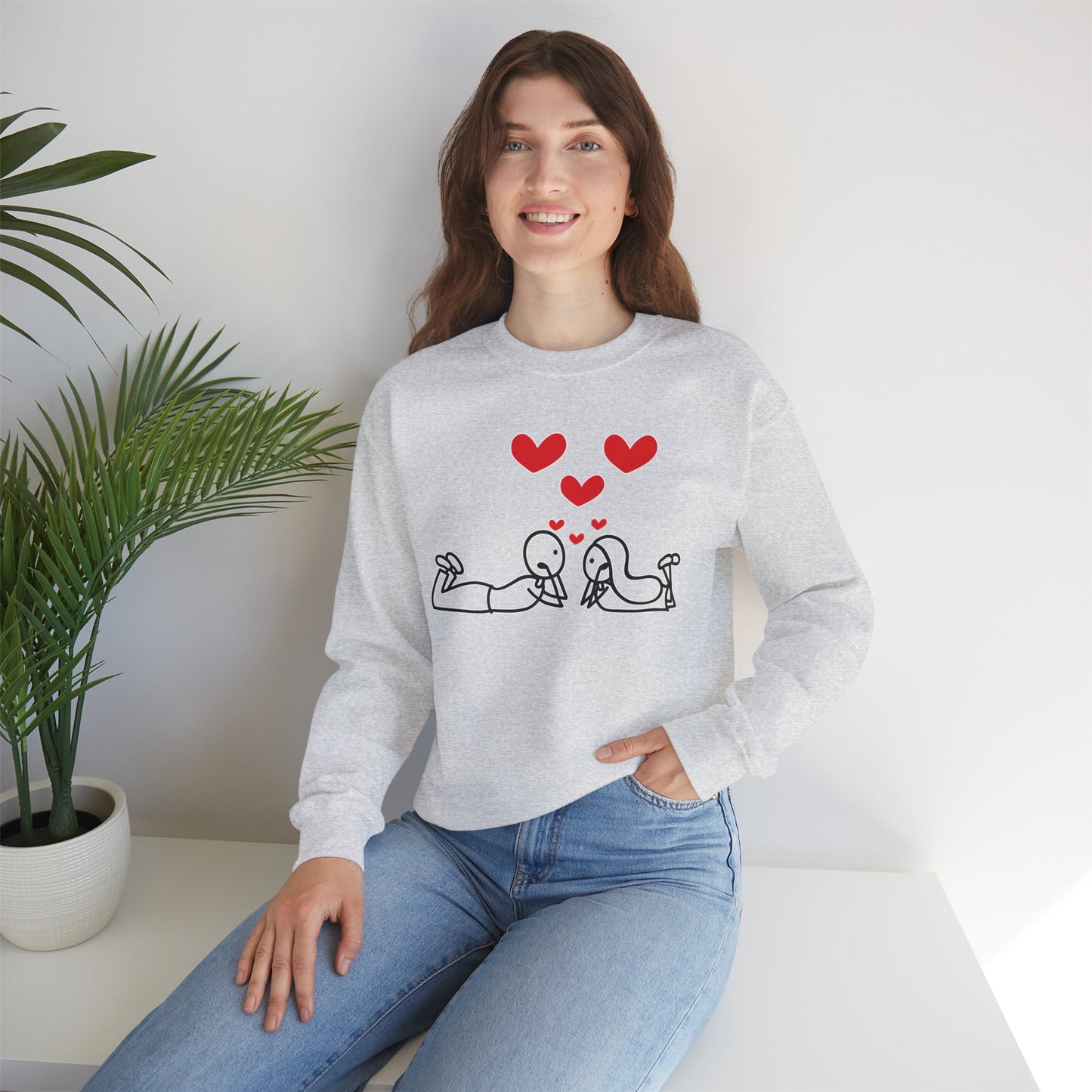 💞Love Looks Like This - Cozy Connection Sweatshirt