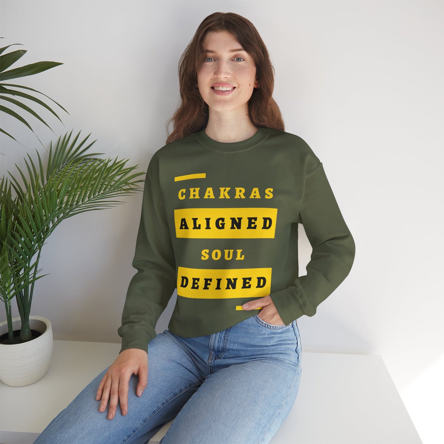 Chakras Aligned, Soul Defined π§ββοΈβ¨ Crewneck Sweatshirt