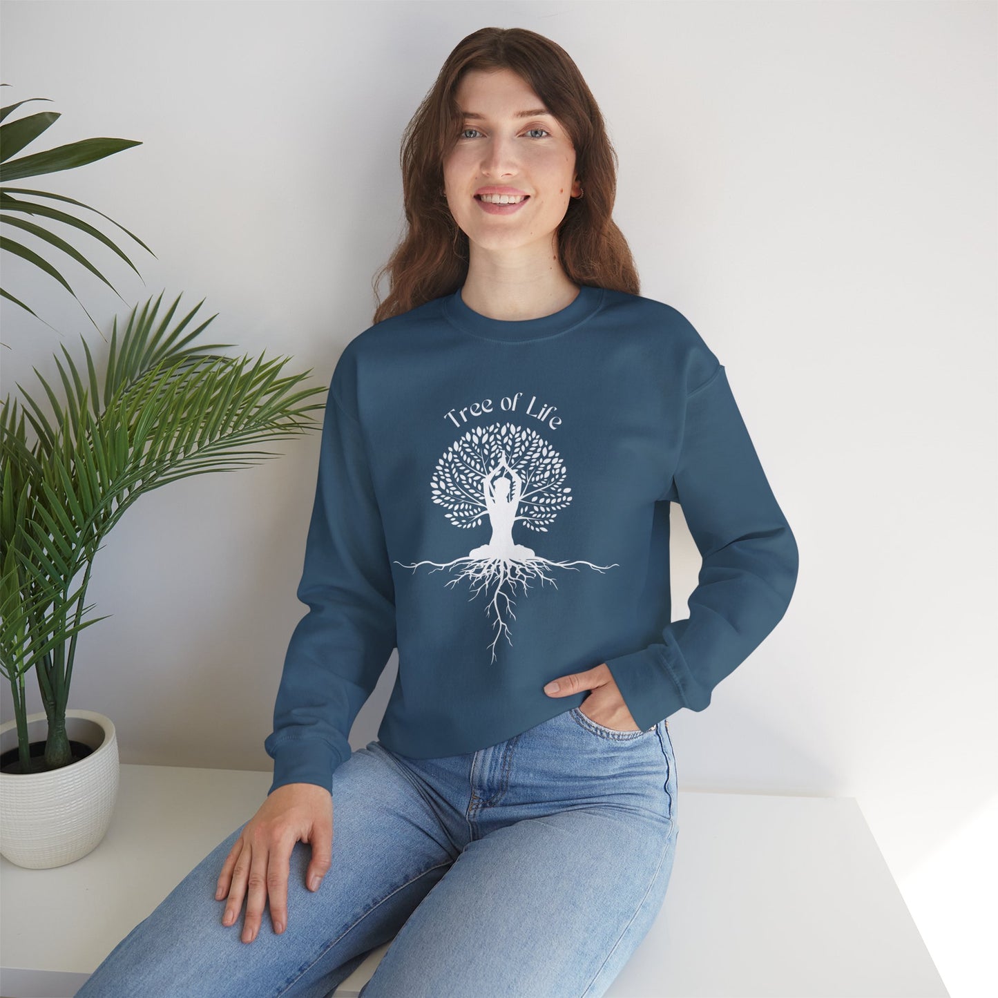 🌳🧘♀️Rooted in Balance Crewneck Sweatshirt