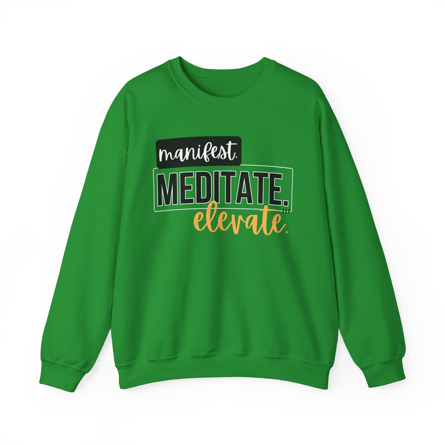 💫Manifest. Meditate. Elevate. - Align Your Energy Crewneck Sweatshirt