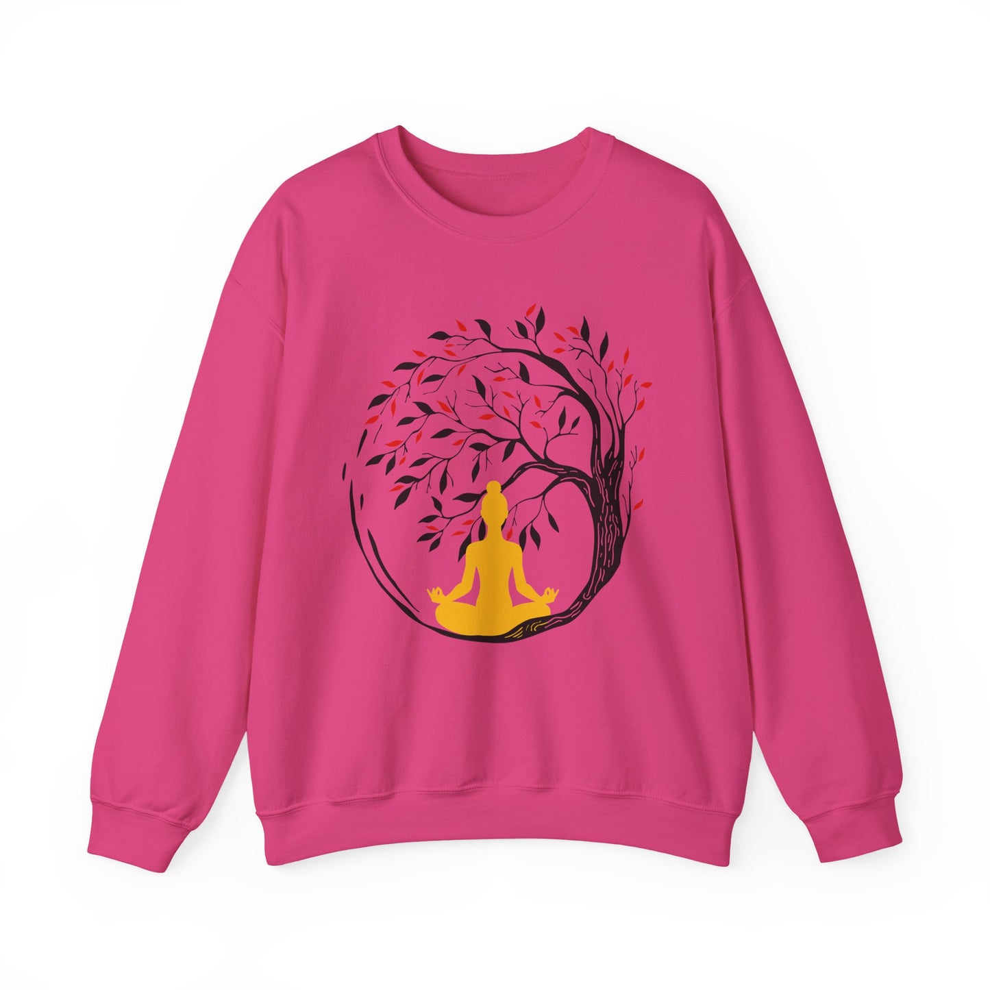 🌿Rooted in Stillness - The Tree, The Self, The Moment - Crewneck Sweatshirt