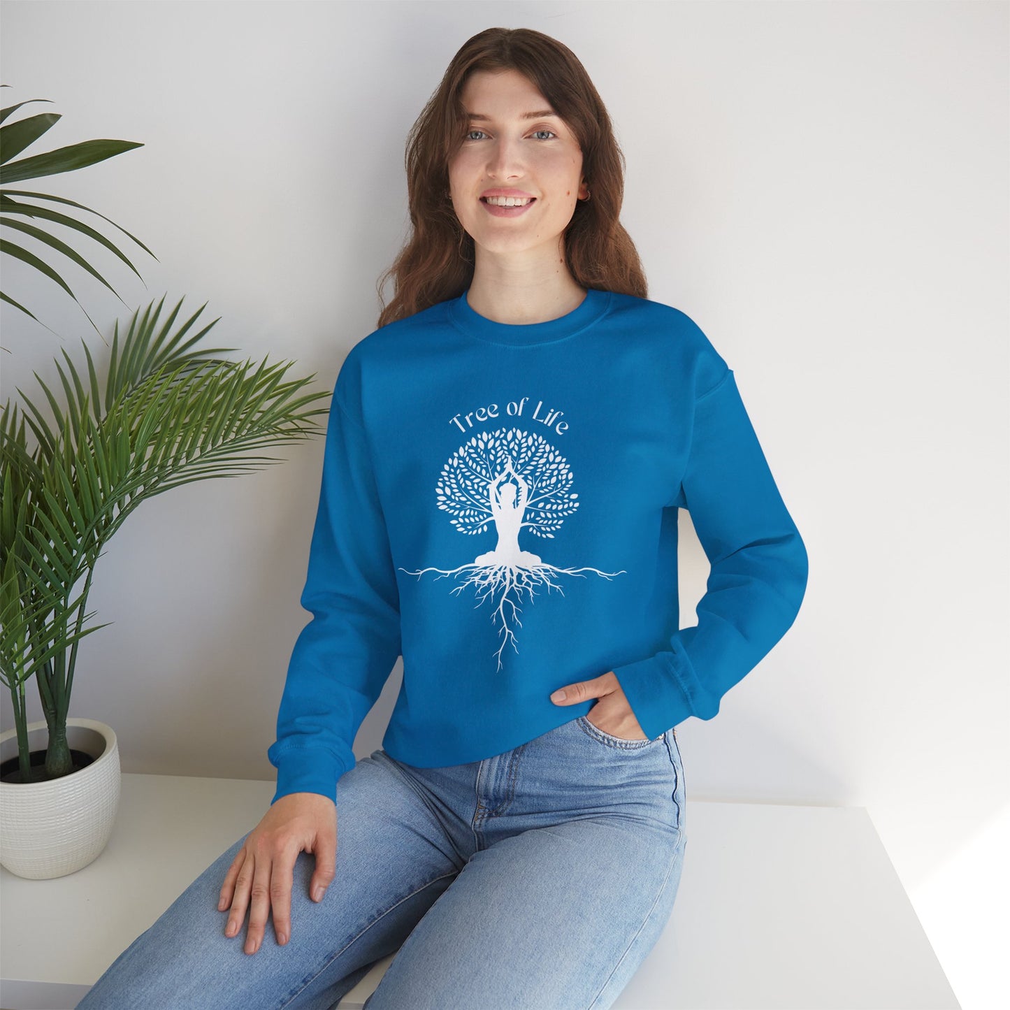 🌳🧘♀️Rooted in Balance Crewneck Sweatshirt