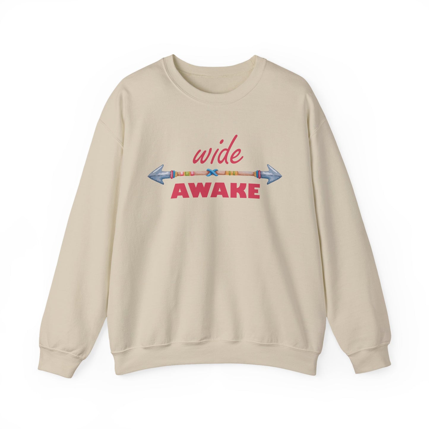 👁️🗨️Wide Awake - Aligned, Aware, Alive - Crewneck Sweatshirt
