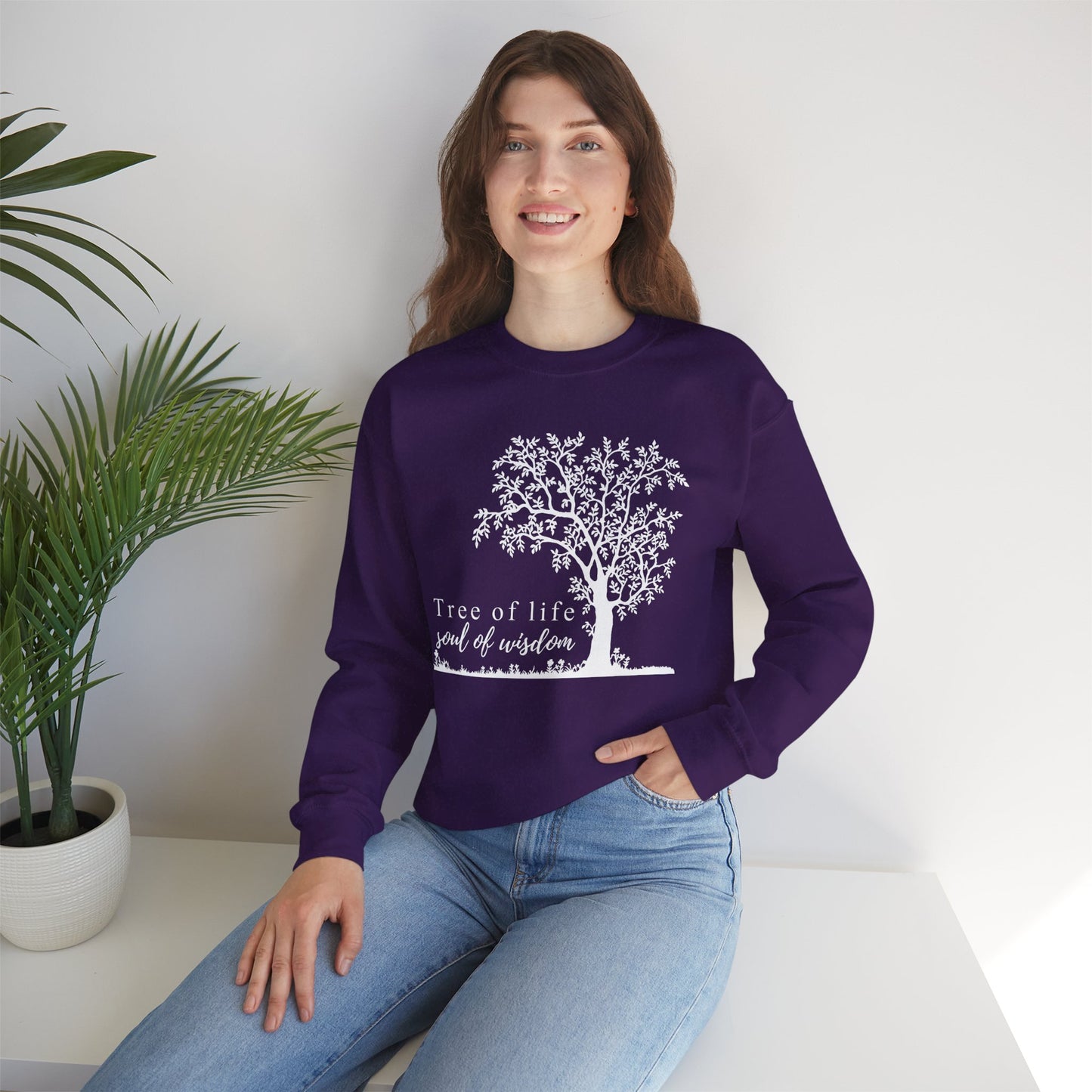 🌳Tree of Life 🌿 - Soul of Wisdom Crewneck Sweatshirt