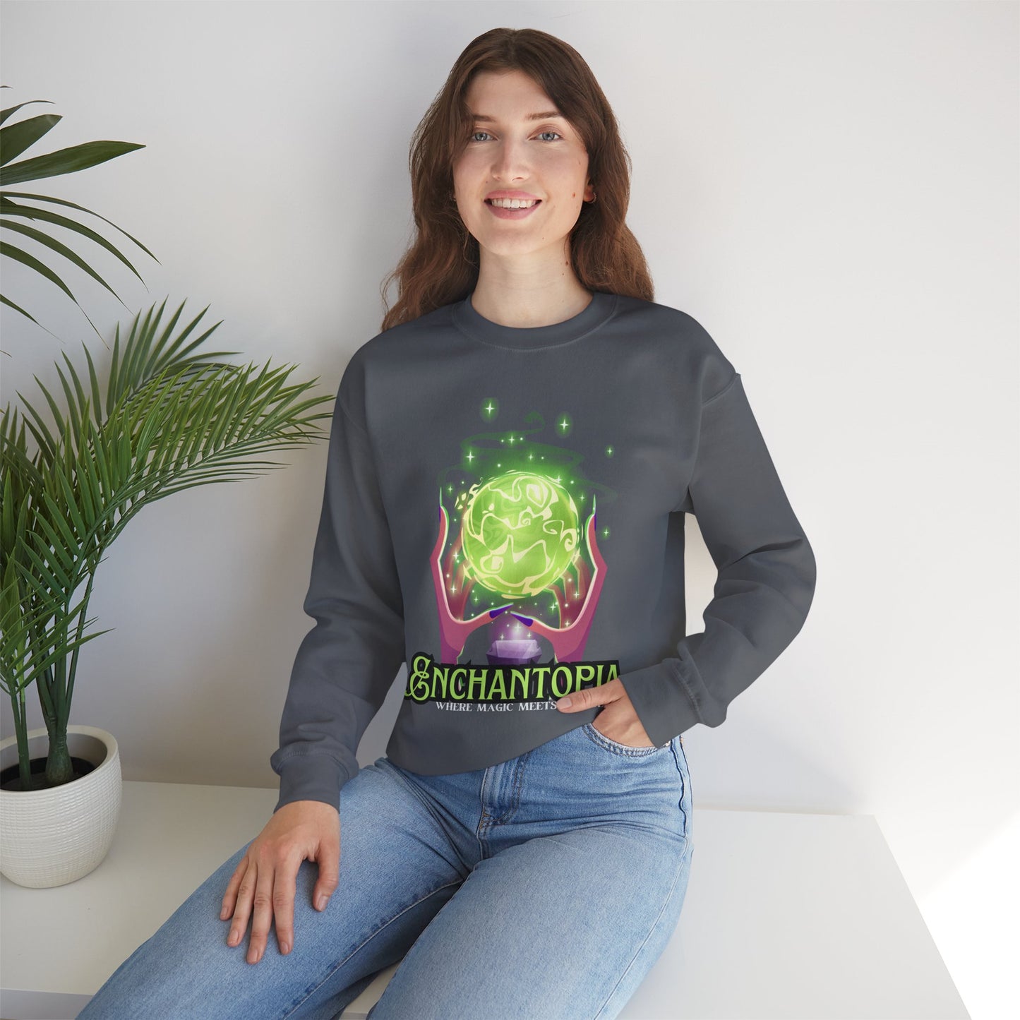🔮Enchantopia - Where Magic Meets Wonder Crewneck Sweatshirt