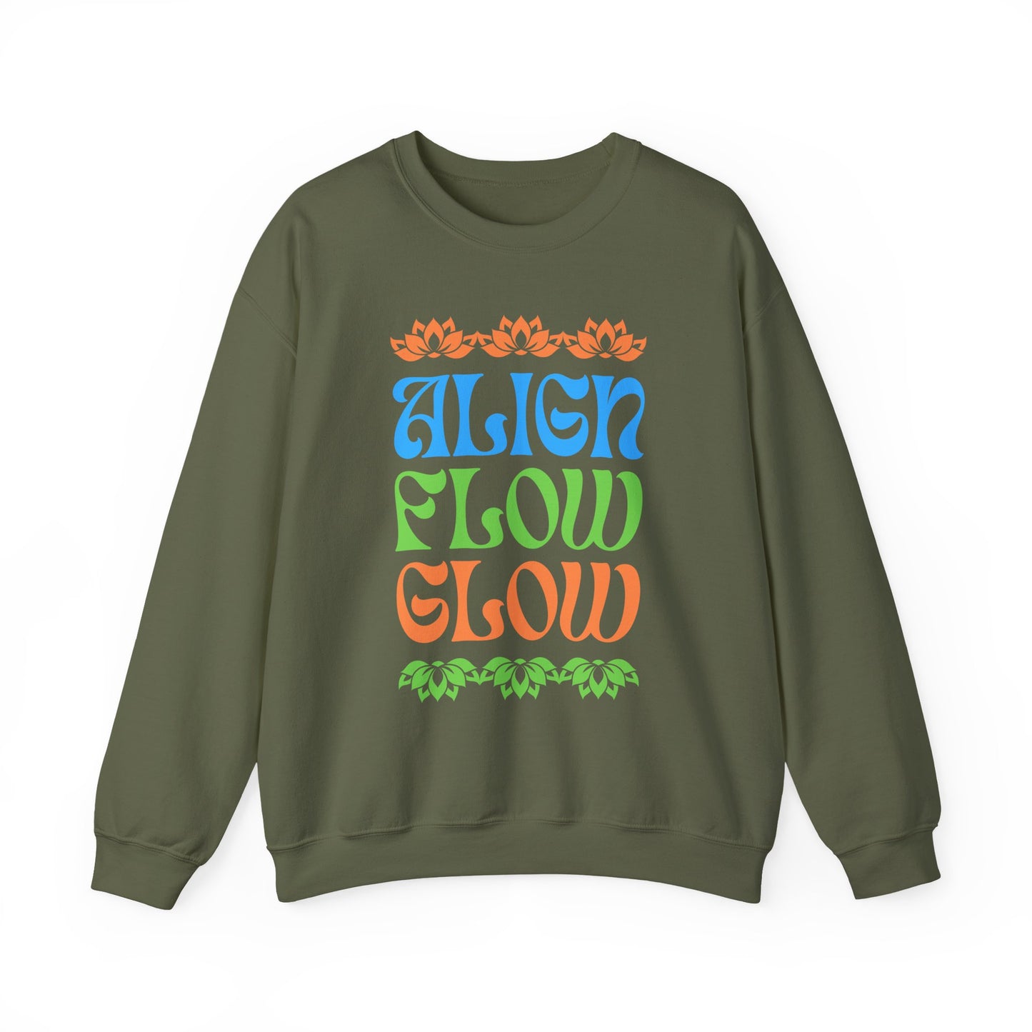 💫Align • Flow • Glow - Lotus Harmony Crewneck Sweatshirt