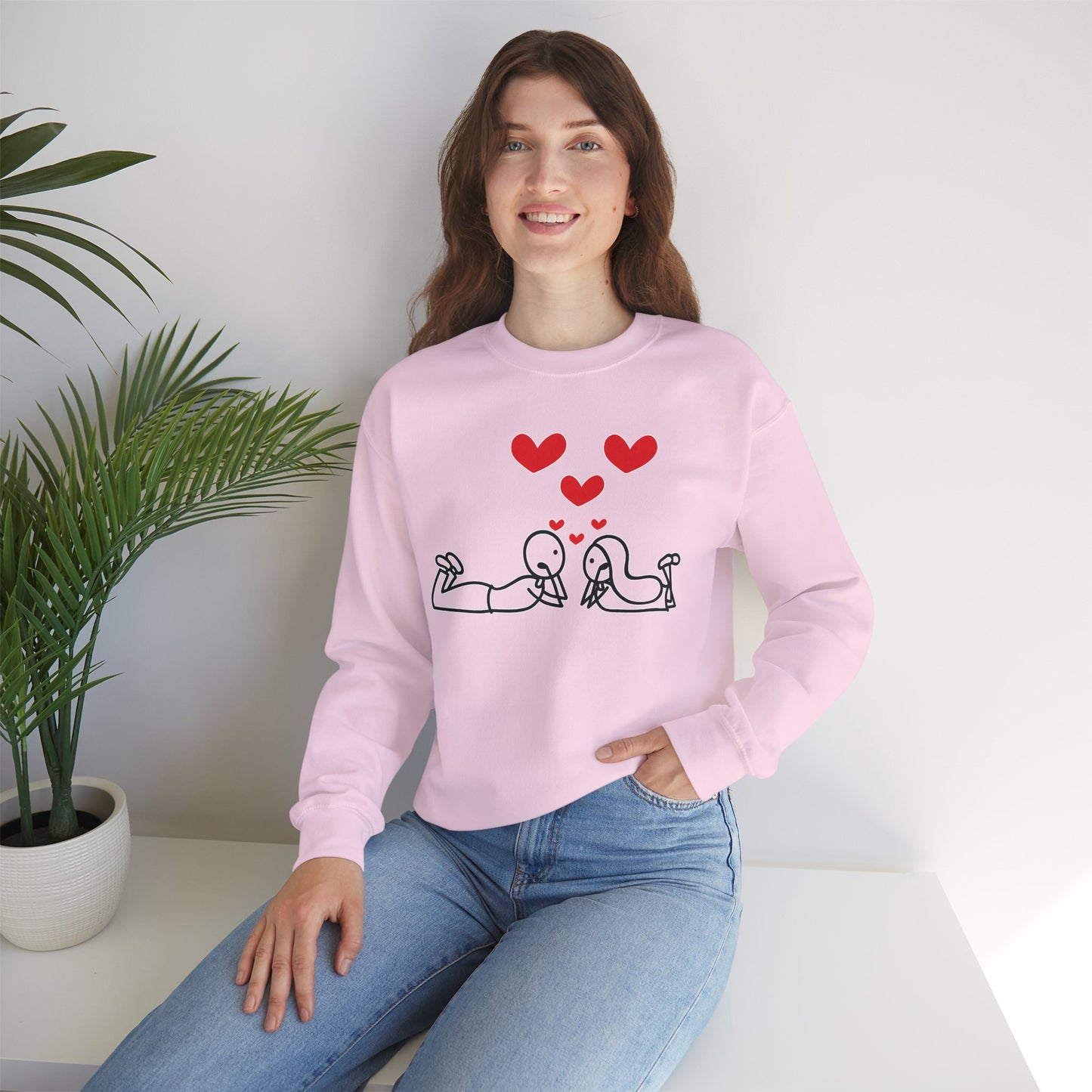 💞Love Looks Like This - Cozy Connection Sweatshirt