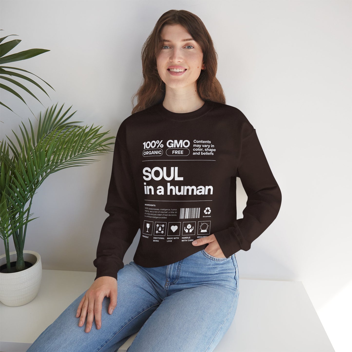 🧬Soul Ingredients - Human Label Crewneck Sweatshirt