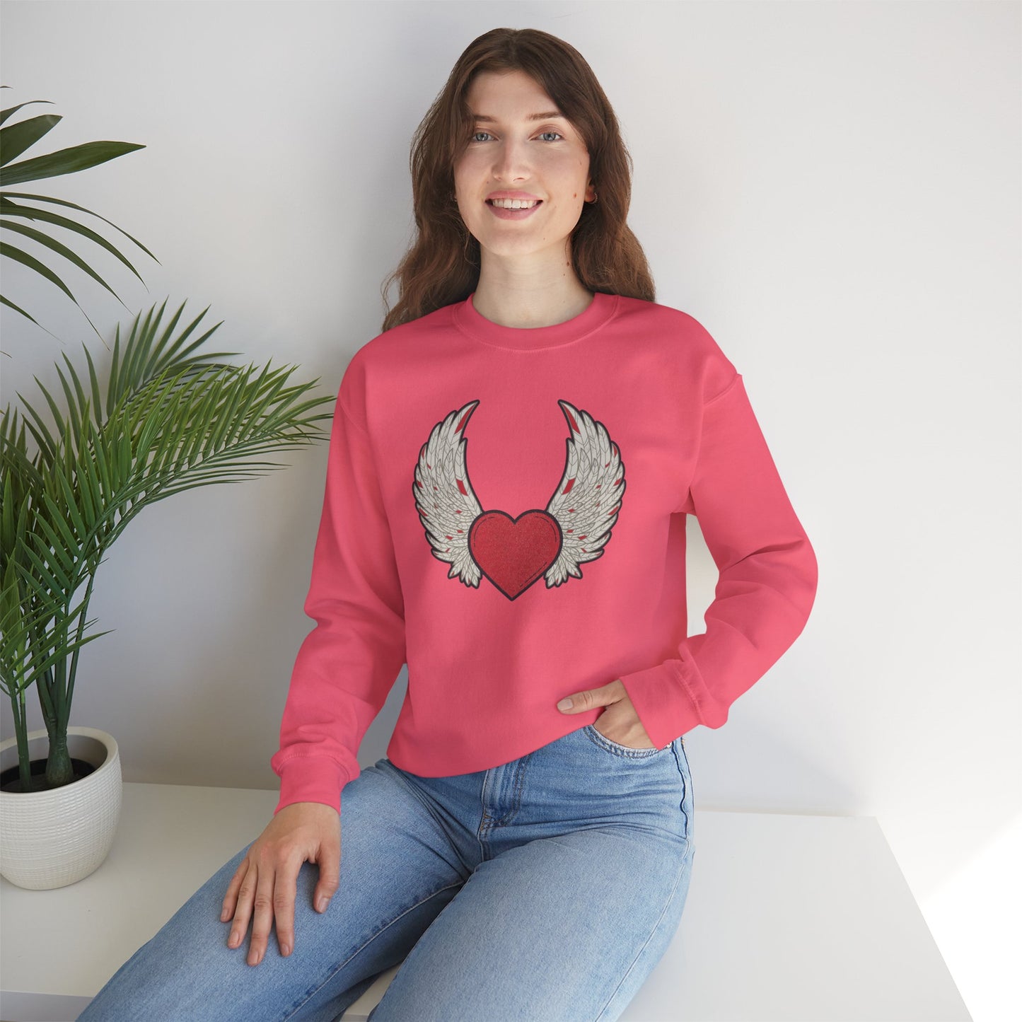 ❤️🔥When the Heart Aligns, It Takes Wings Crewneck Sweatshirt