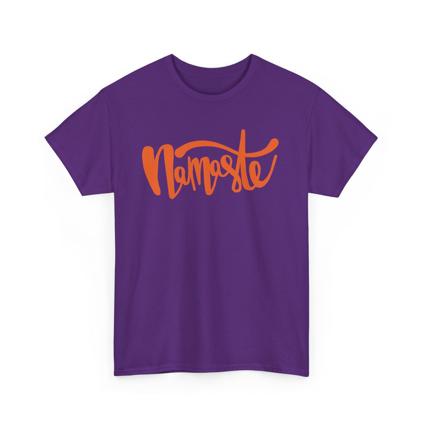 "Namaste" Heavy Cotton Tee - A Gentle Bow to the Light Within