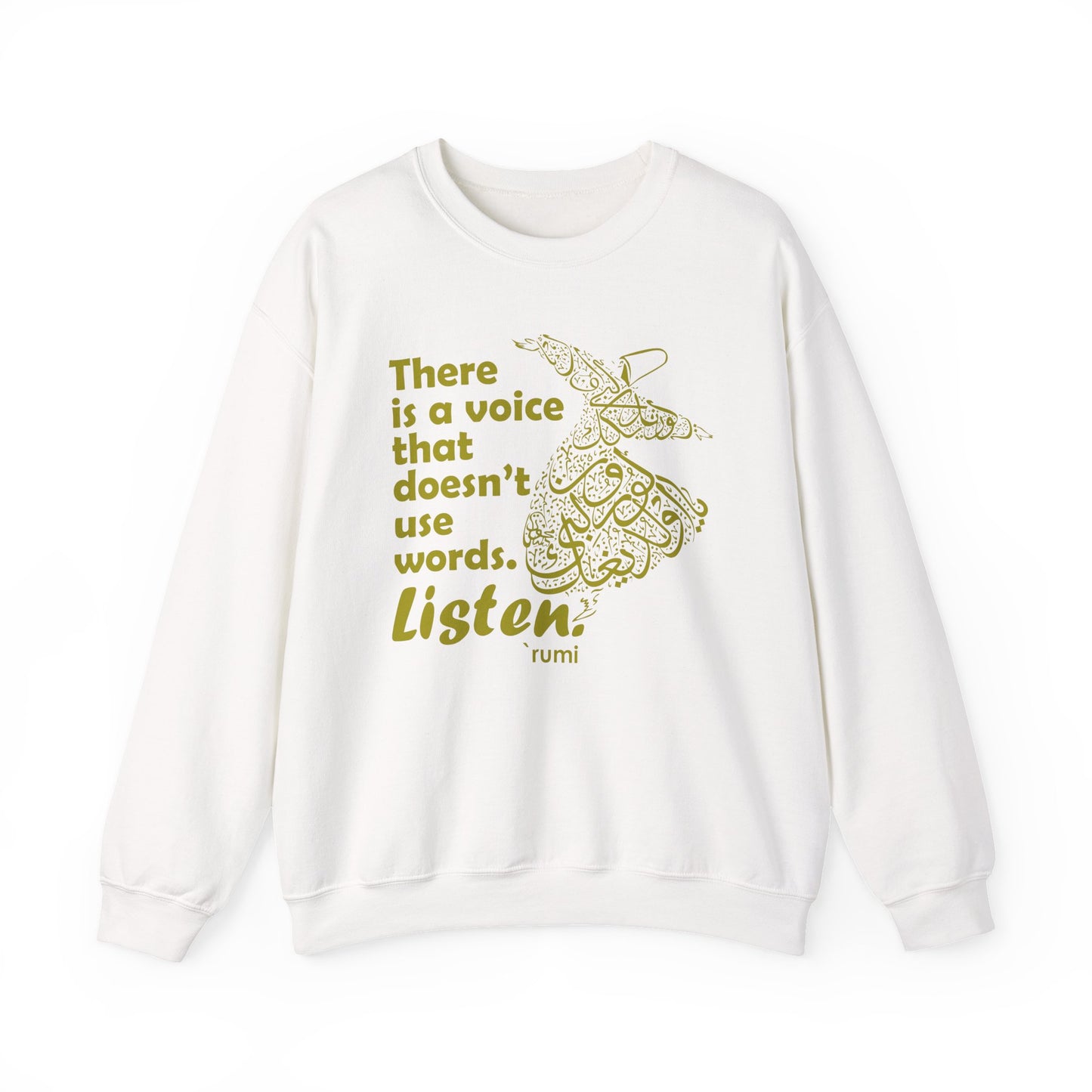 🎶The Voice Within - Rumi Crewneck Sweatshirt