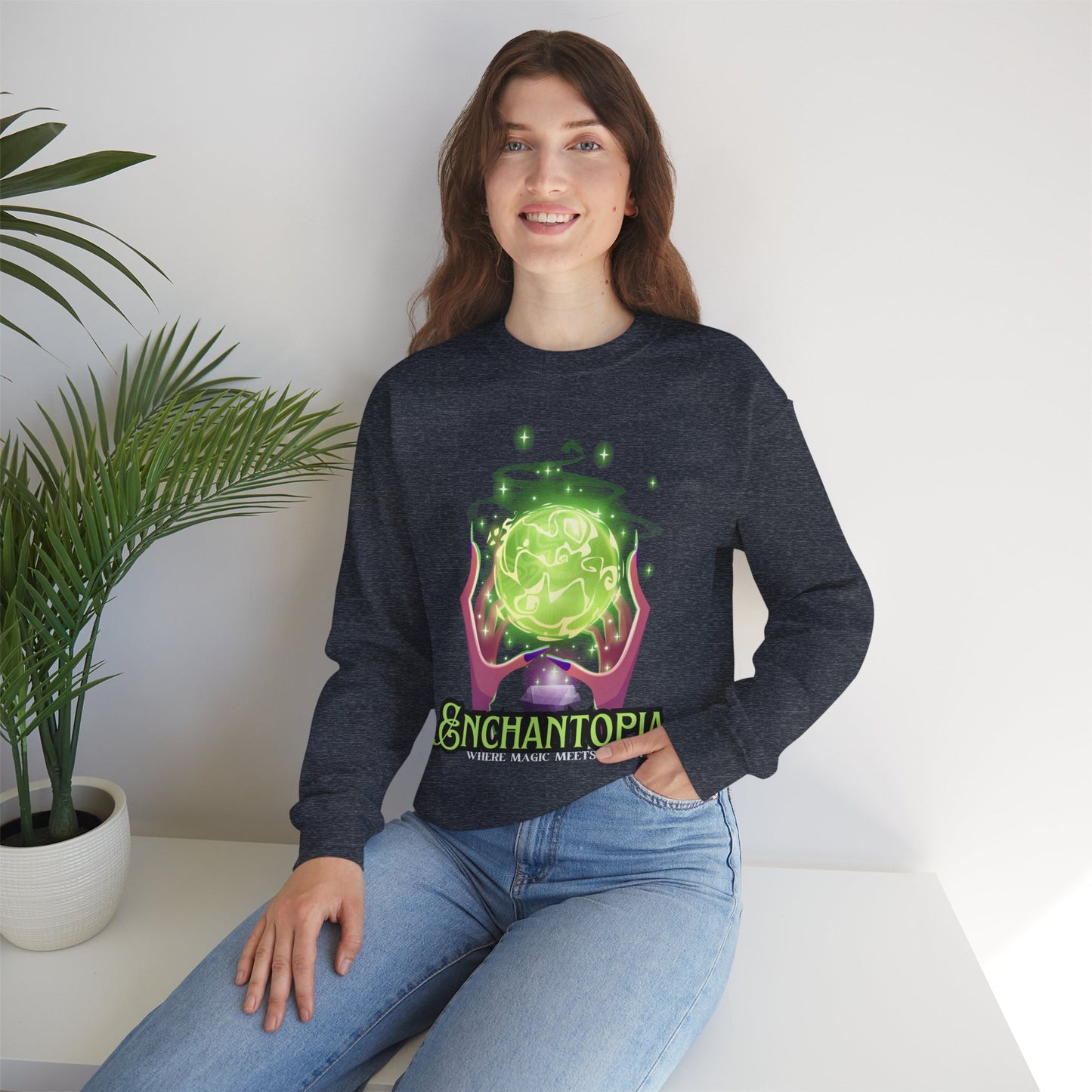 🔮Enchantopia - Where Magic Meets Wonder Crewneck Sweatshirt
