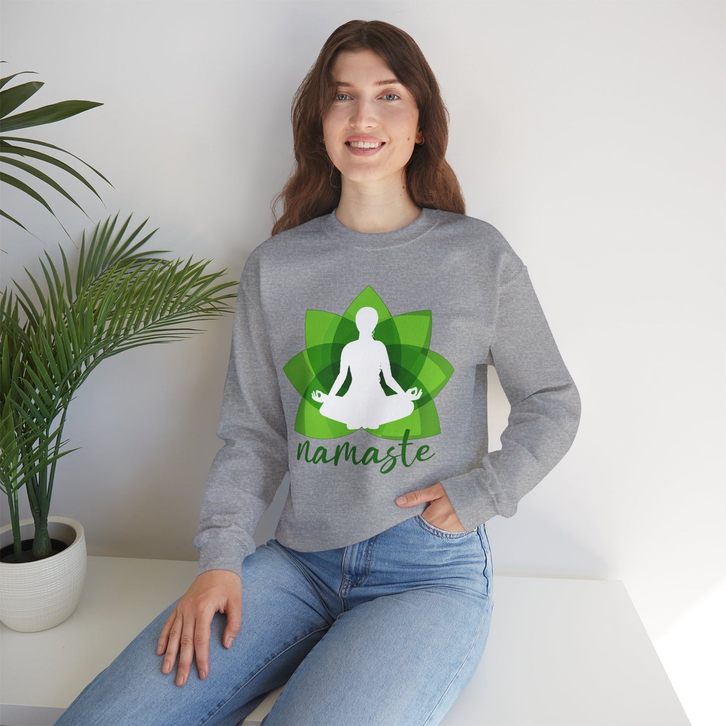 🌱Namaste Bloom - Sacred Stillness Sweatshirt