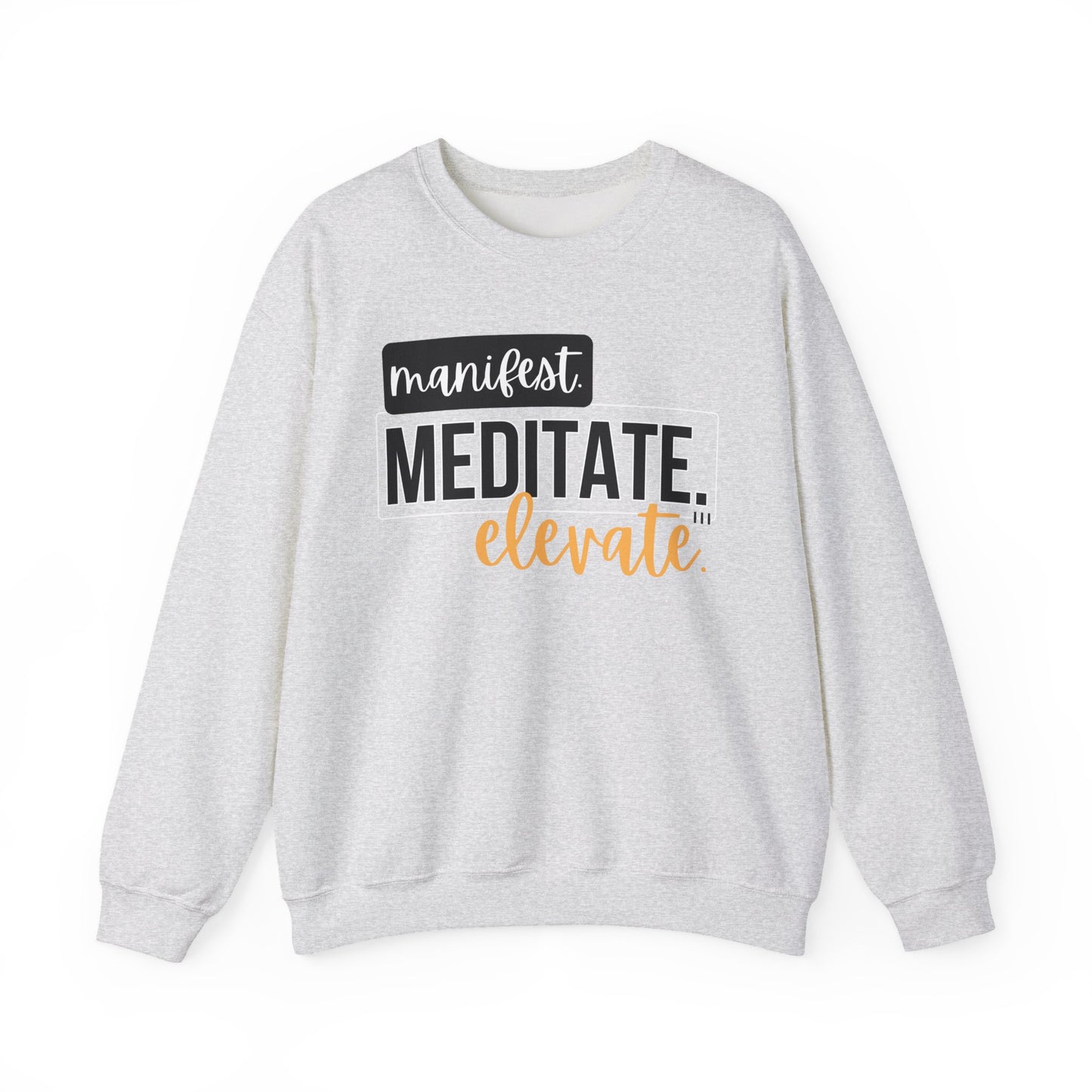 💫Manifest. Meditate. Elevate. - Align Your Energy Crewneck Sweatshirt
