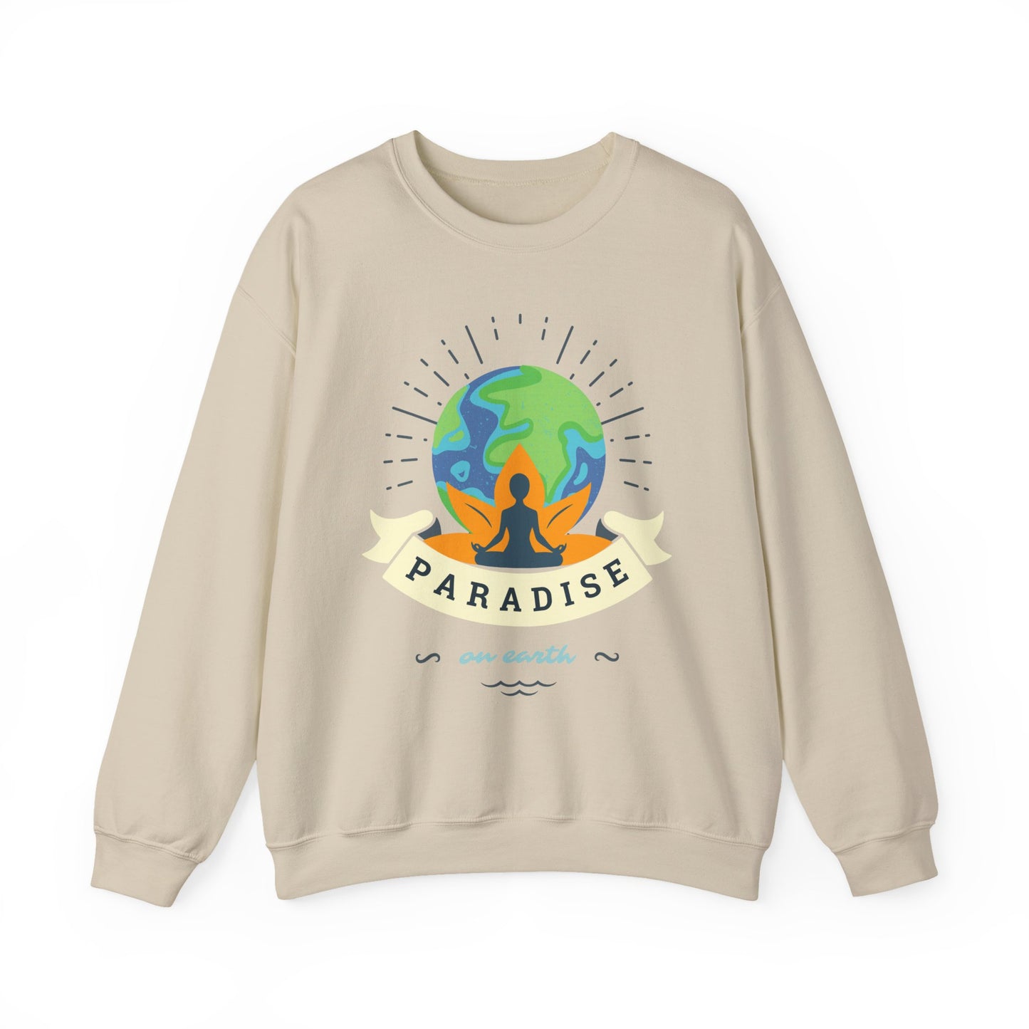 🌏Paradise on Earth - "Find Your Stillness, Find Your Heaven" Crewneck Sweatshirt