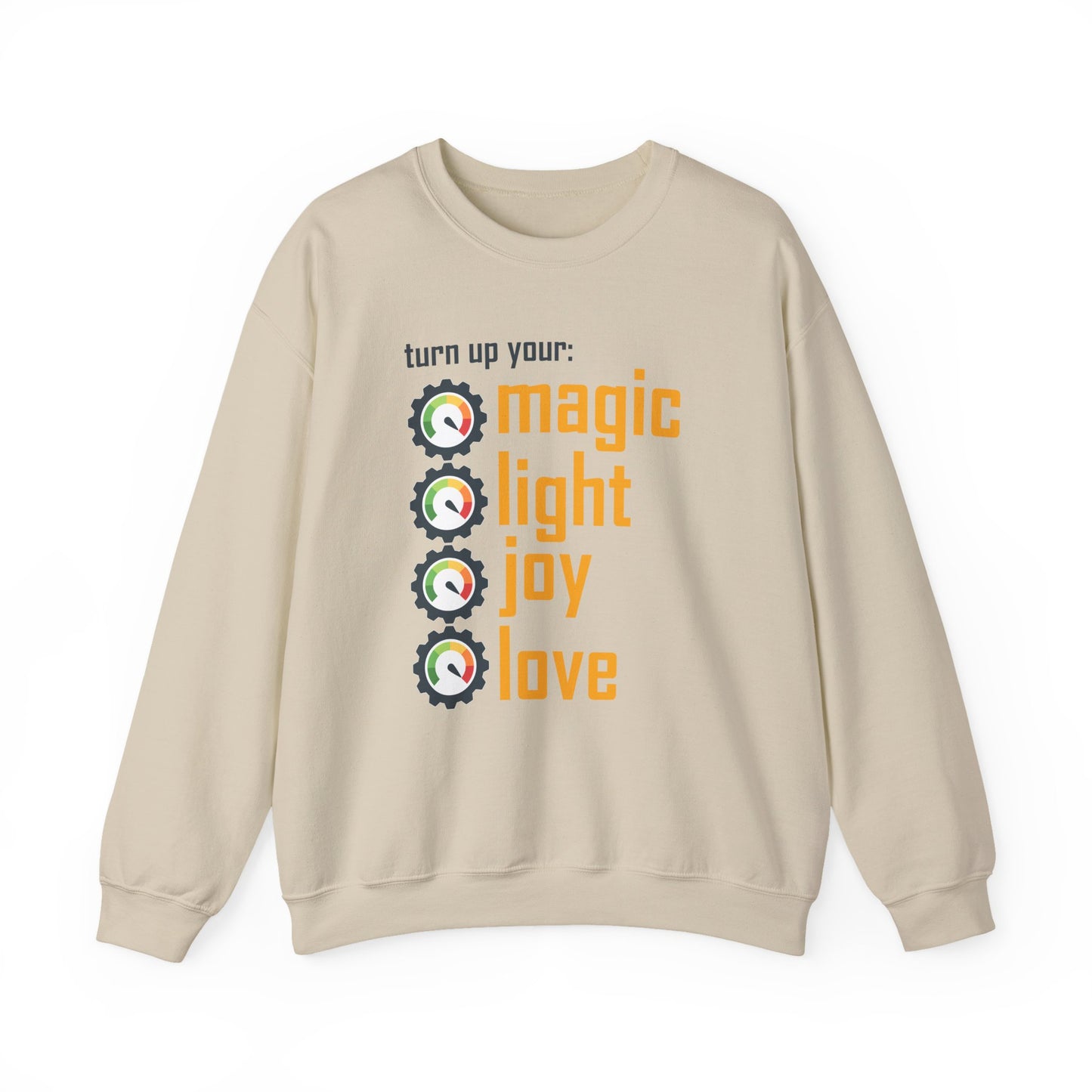 🎚️Turn Up Your Light - A Soulful Volume of You - Crewneck Sweatshirt
