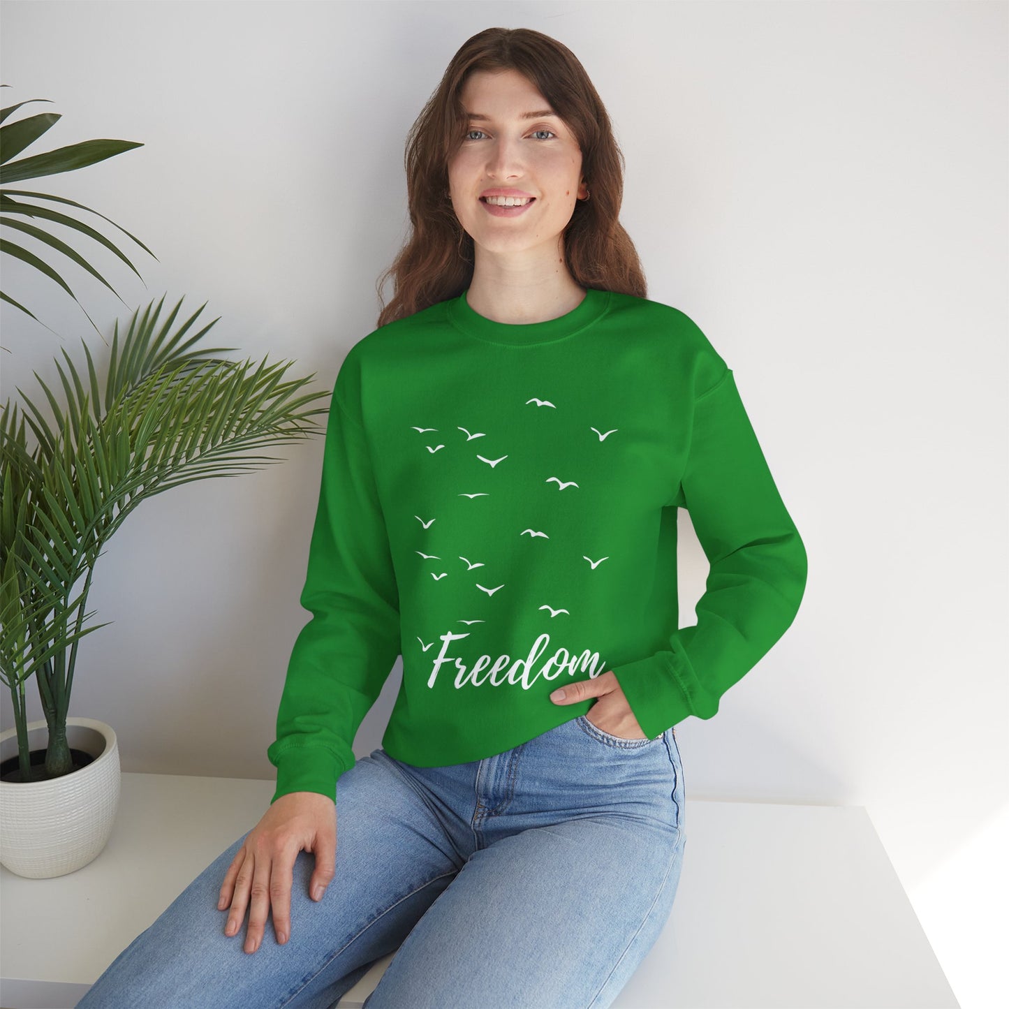🕊️Freedom in Flight - Birds of the Soul Crewneck Sweatshirt