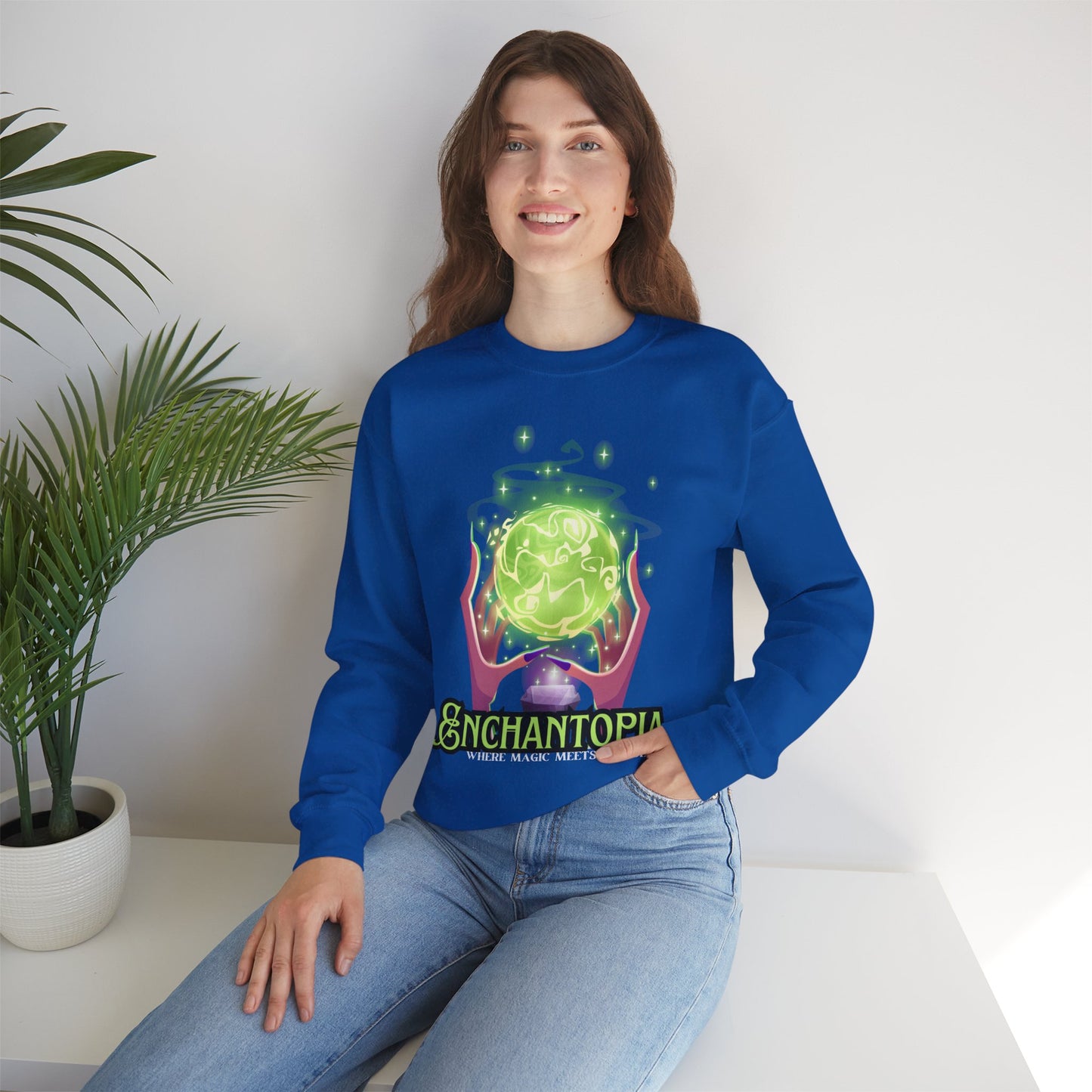 🔮Enchantopia - Where Magic Meets Wonder Crewneck Sweatshirt