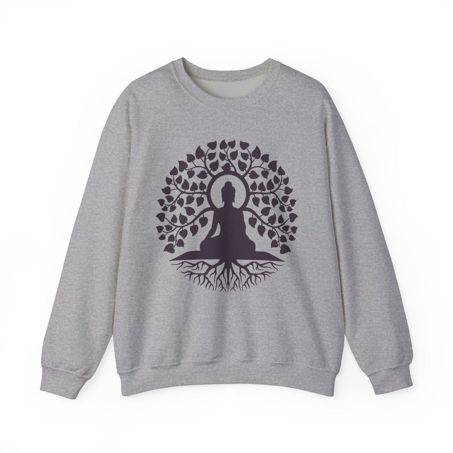 🌳Rooted in Peace - Buddha Serenity Crewneck Sweatshirt