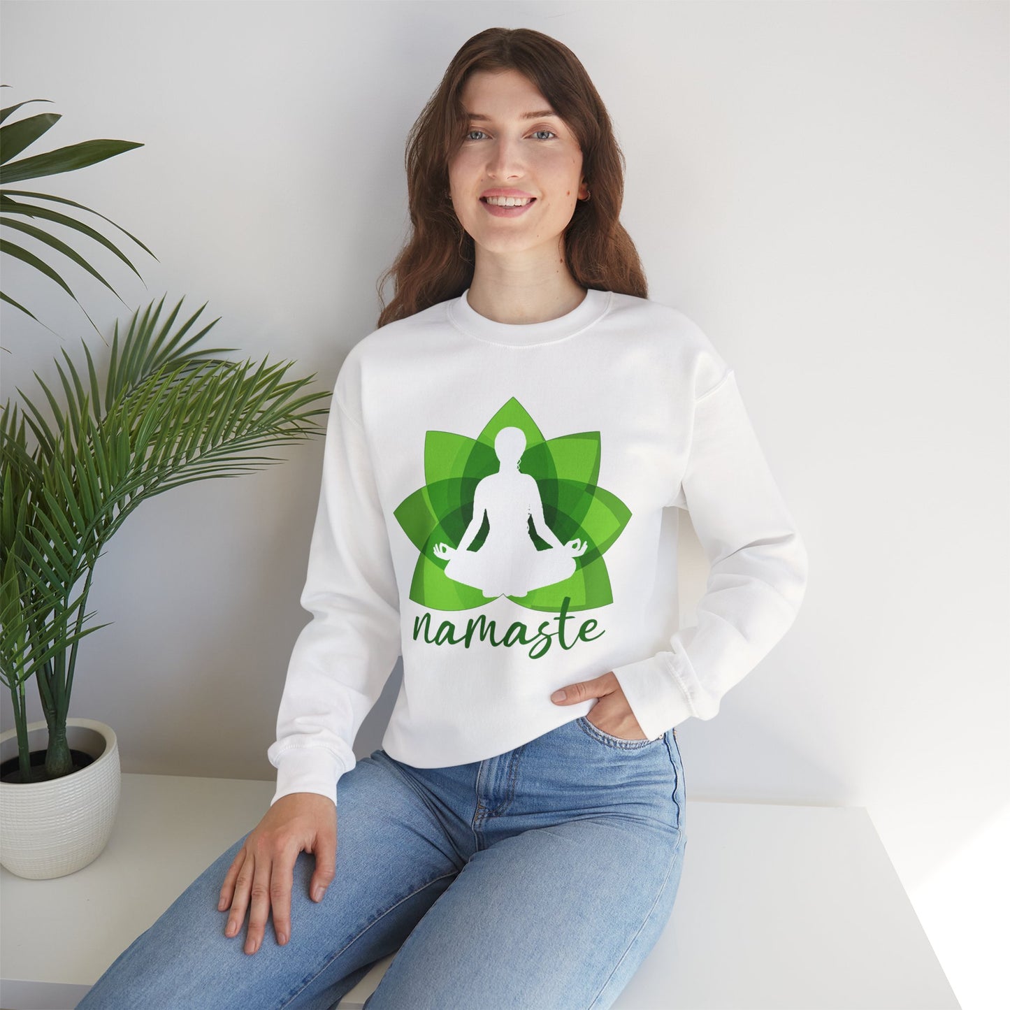 🌱Namaste Bloom - Sacred Stillness Sweatshirt