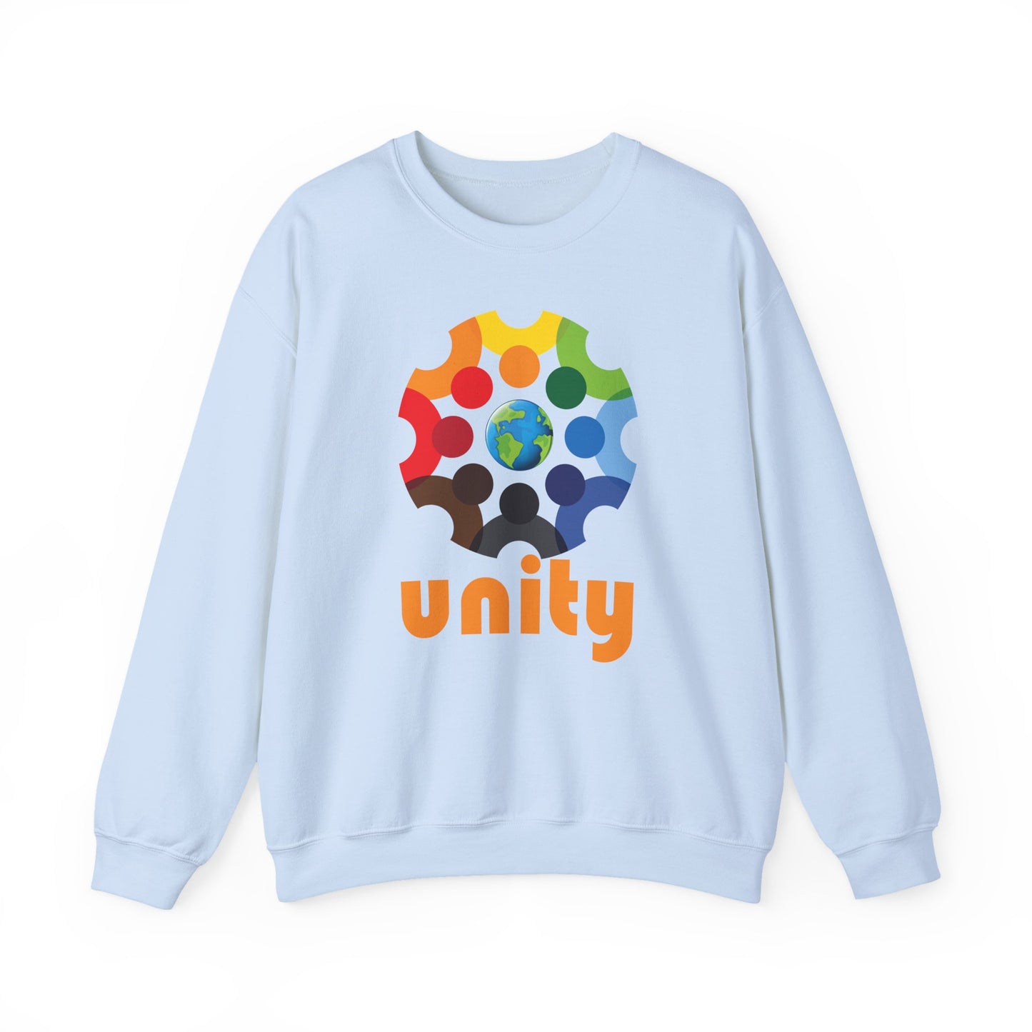 🌐UNITY — One Earth. One Circle. One Heart. - Crewneck Sweatshirt