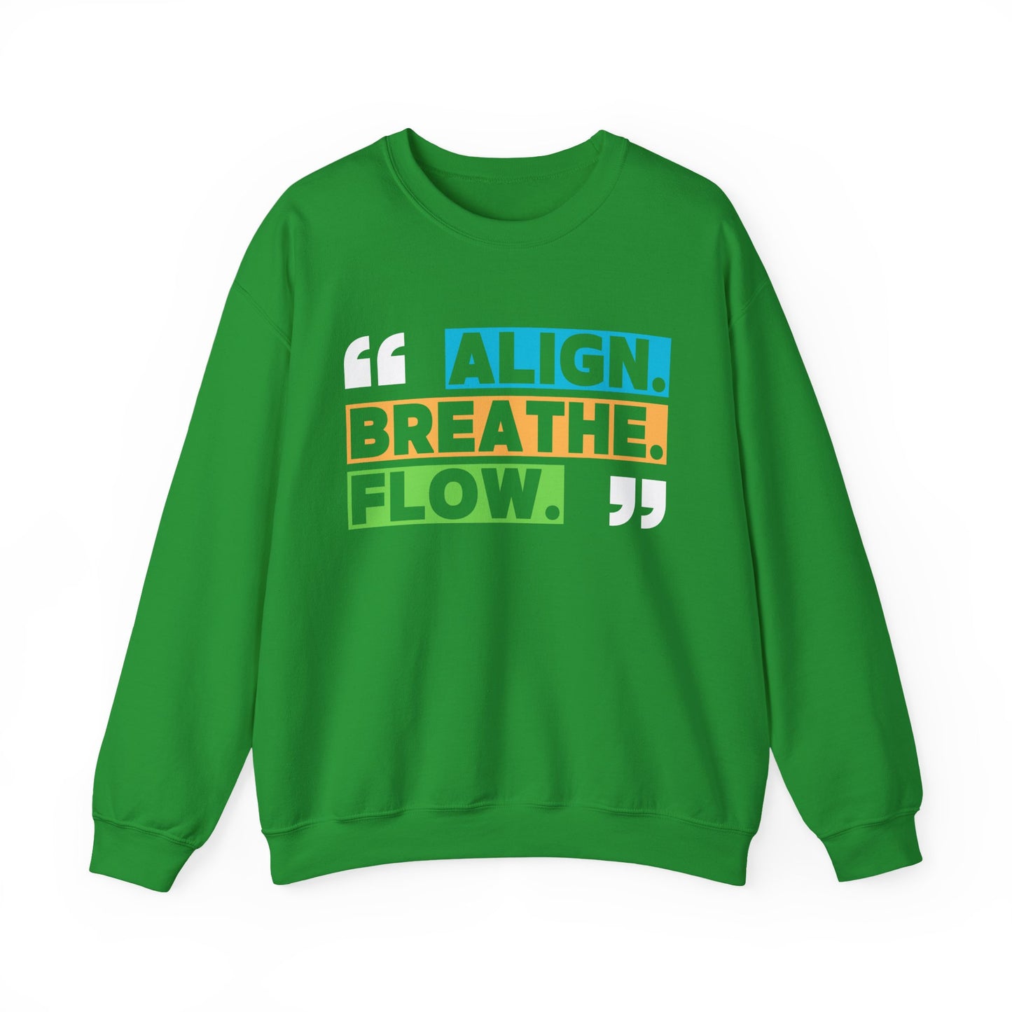 🌙“Align. Breathe. Flow.” - A Crewneck Sweatshirt for Mindful Moments