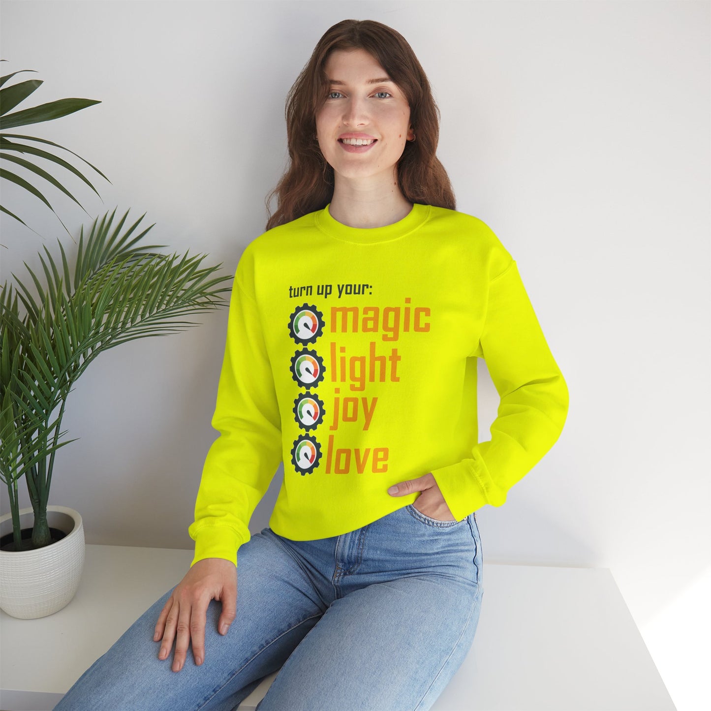 🎚️Turn Up Your Light - A Soulful Volume of You - Crewneck Sweatshirt
