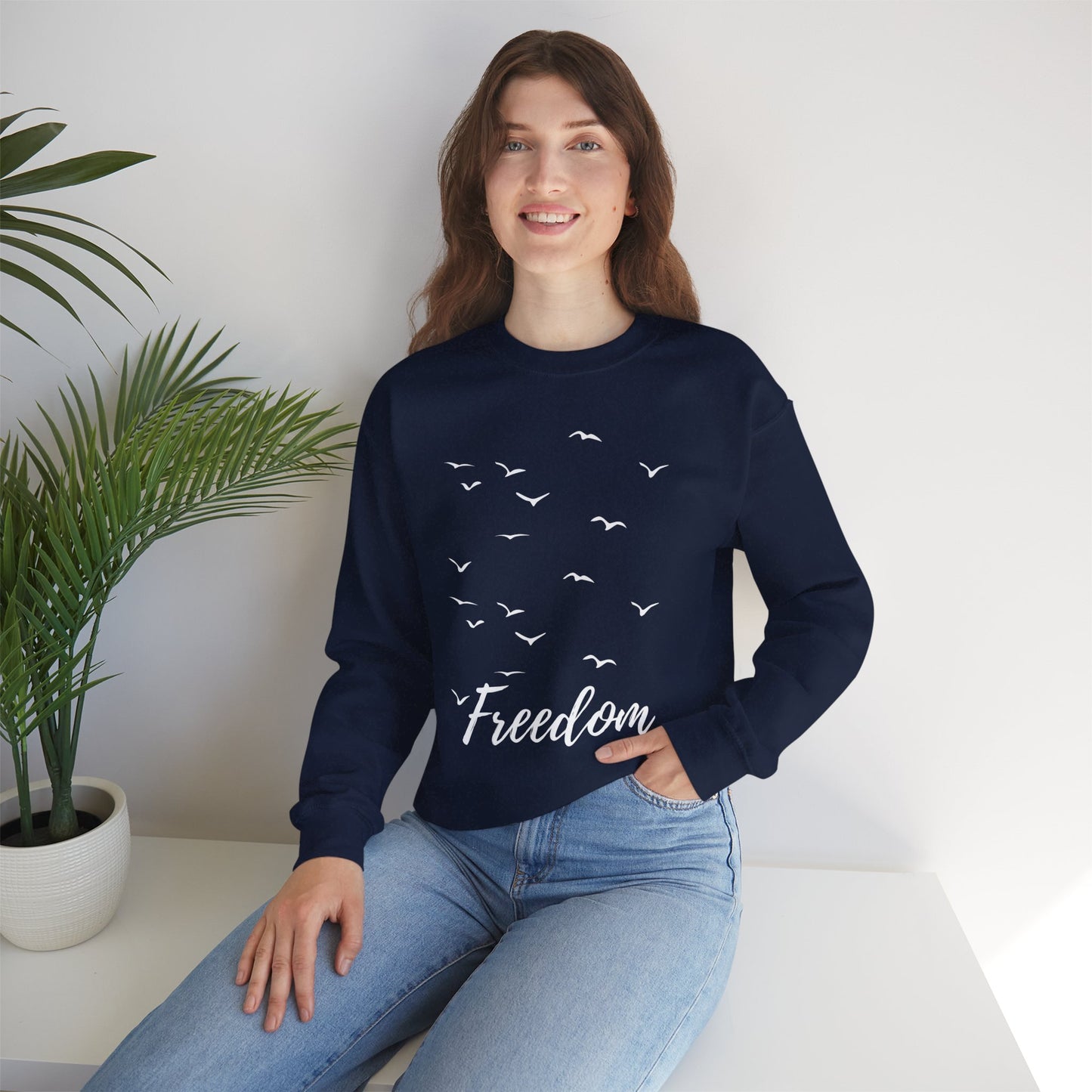 🕊️Freedom in Flight - Birds of the Soul Crewneck Sweatshirt