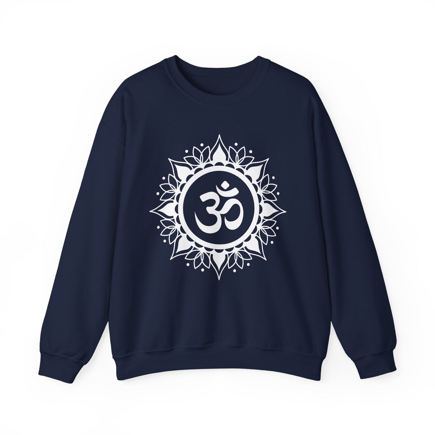 🕉️Sacred Calm - Mandala & Om Crewneck Sweatshirt for Inner Peace