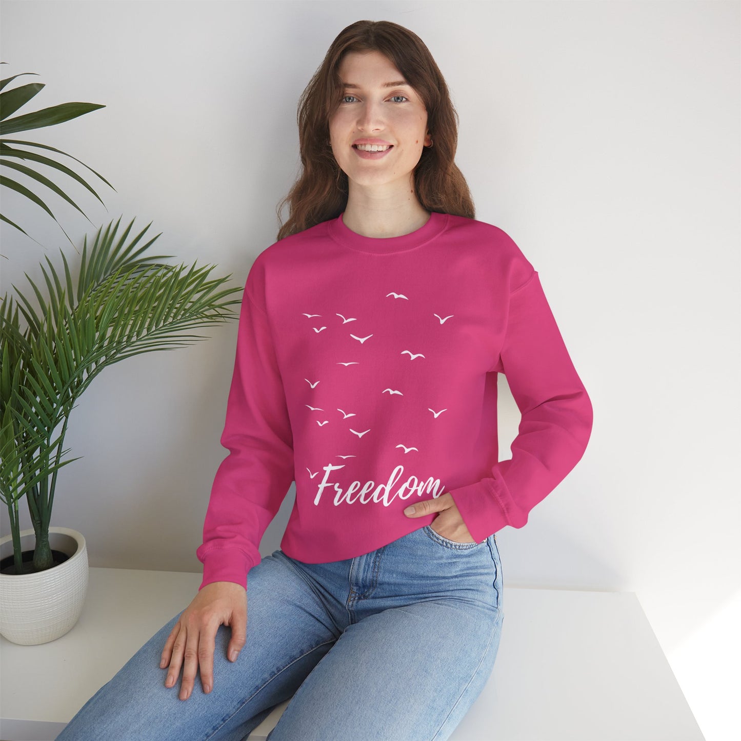 🕊️Freedom in Flight - Birds of the Soul Crewneck Sweatshirt