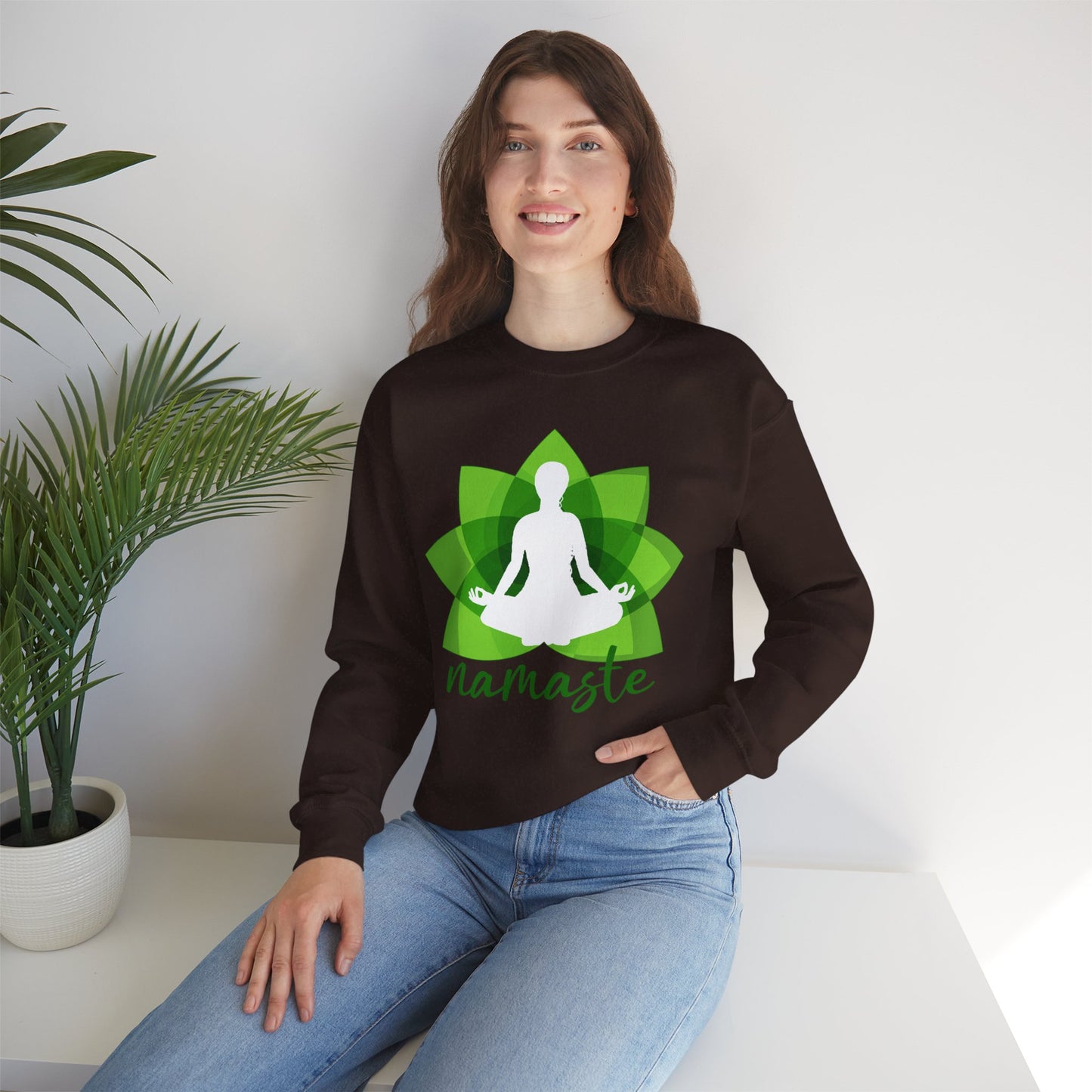 🌱Namaste Bloom - Sacred Stillness Sweatshirt