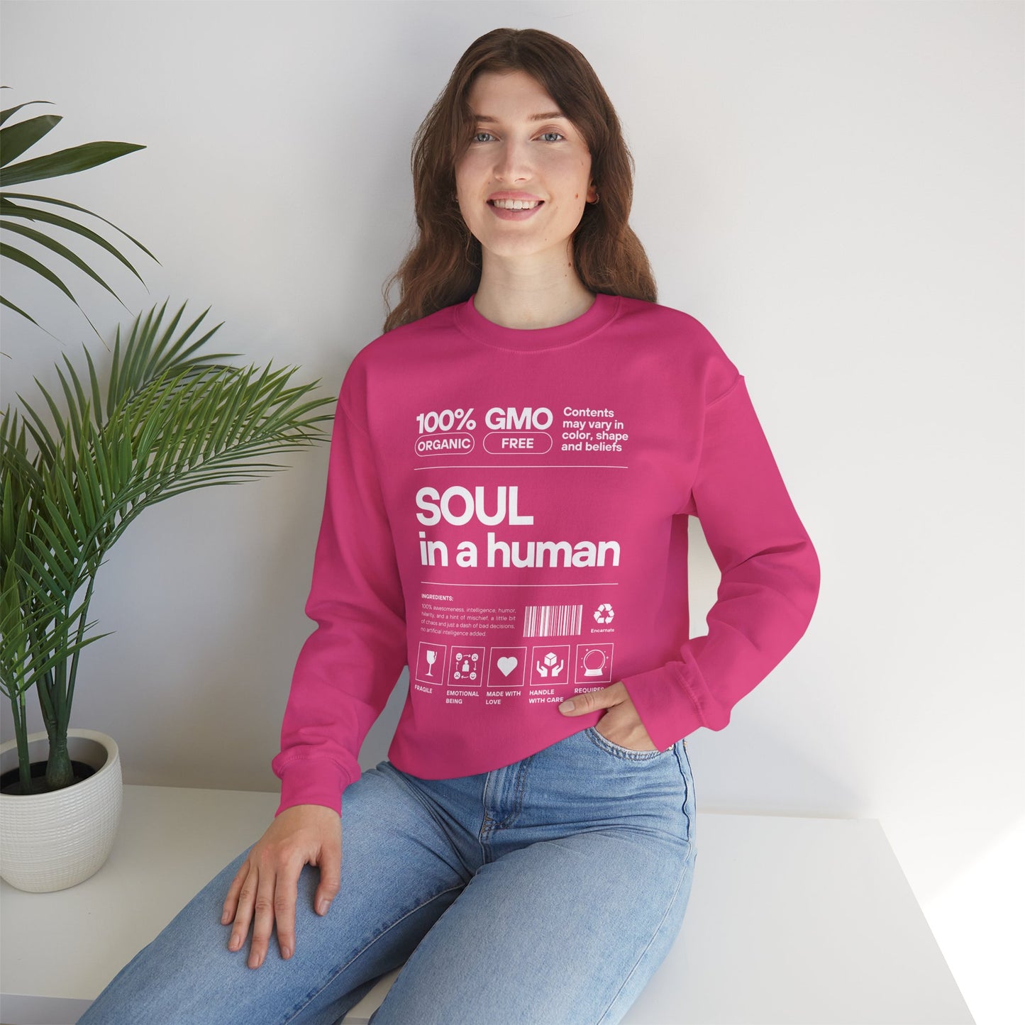 🧬Soul Ingredients - Human Label Crewneck Sweatshirt