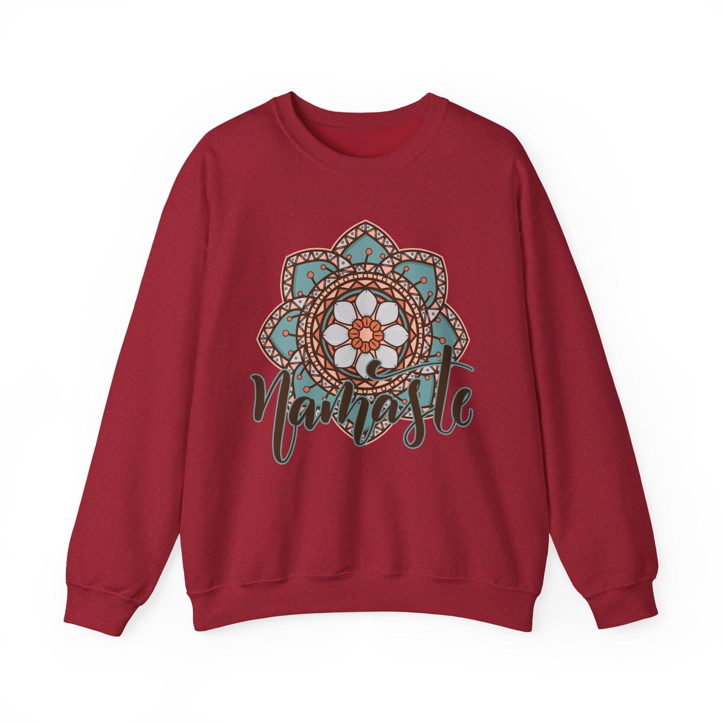 Namaste in Bloom🌸 - Mandala Crewneck Sweatshirt
