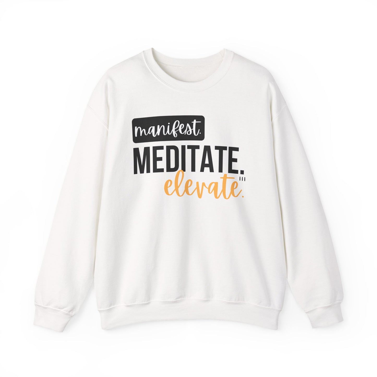 💫Manifest. Meditate. Elevate. - Align Your Energy Crewneck Sweatshirt