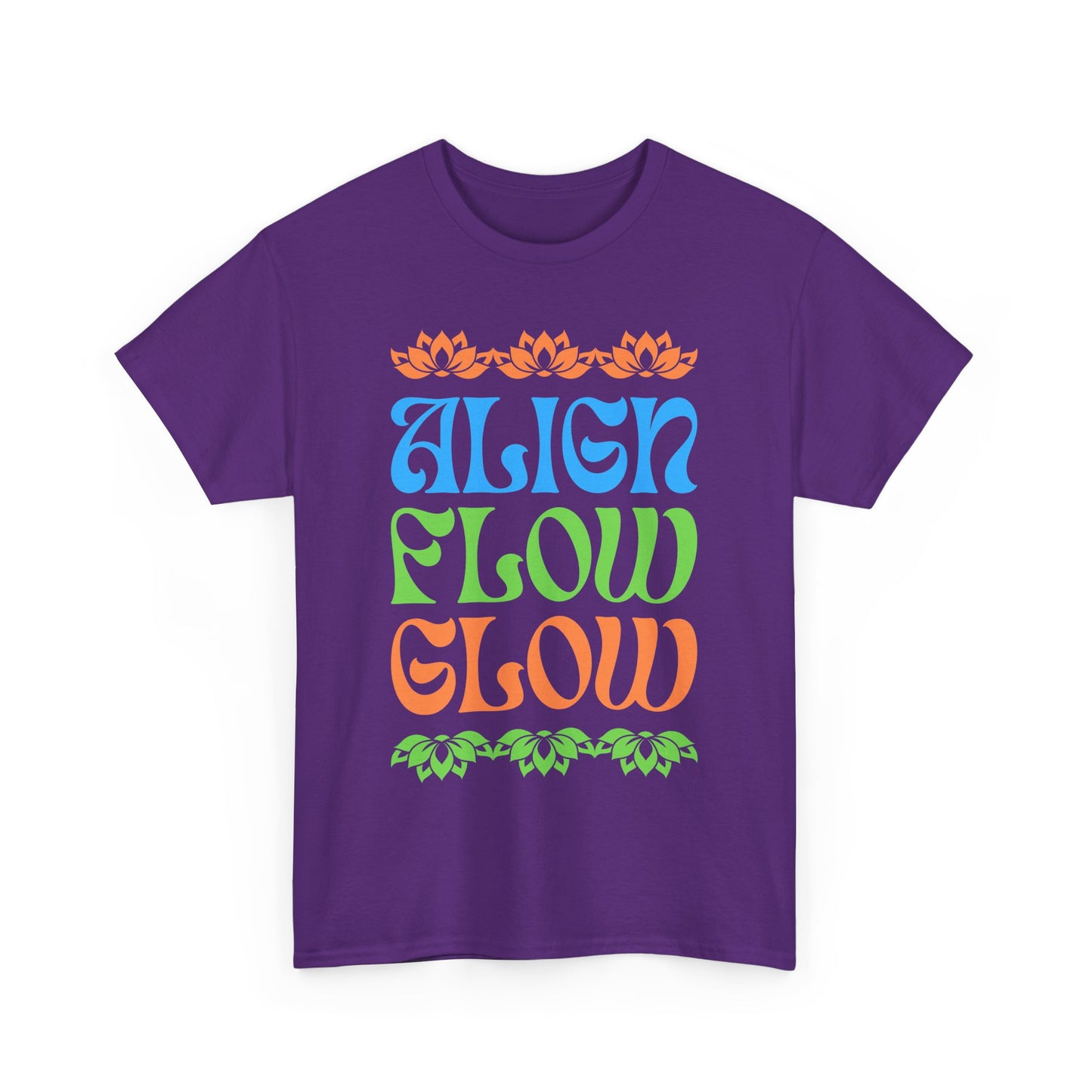 Align • Flow • Glow - Motivating Vibe Heavy Cotton Tee