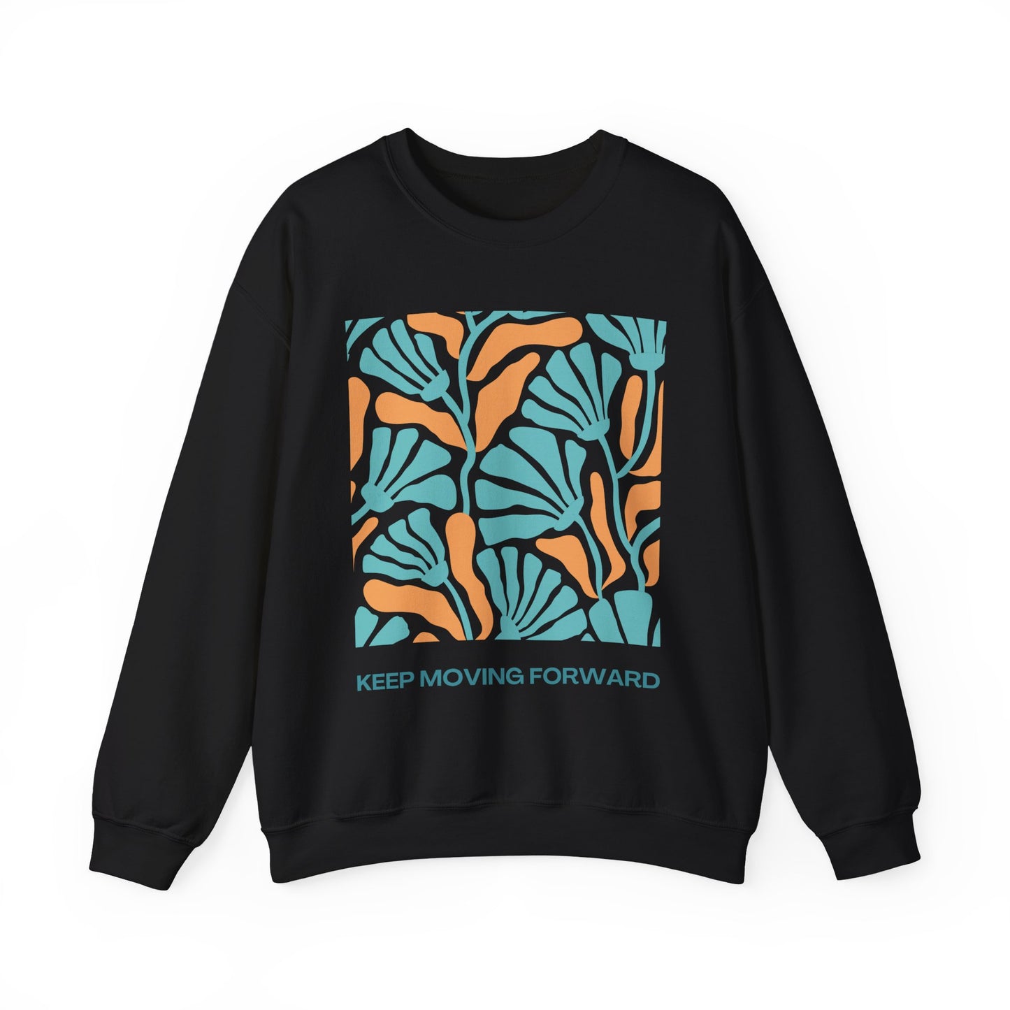 🌸Keep Moving Forward - Floral Flow Crewneck Sweatshirt