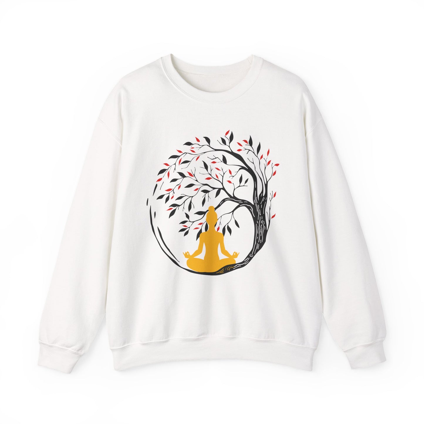 🌿Rooted in Stillness - The Tree, The Self, The Moment - Crewneck Sweatshirt