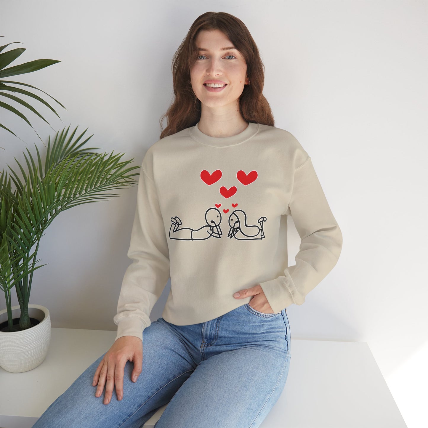 💞Love Looks Like This - Cozy Connection Sweatshirt