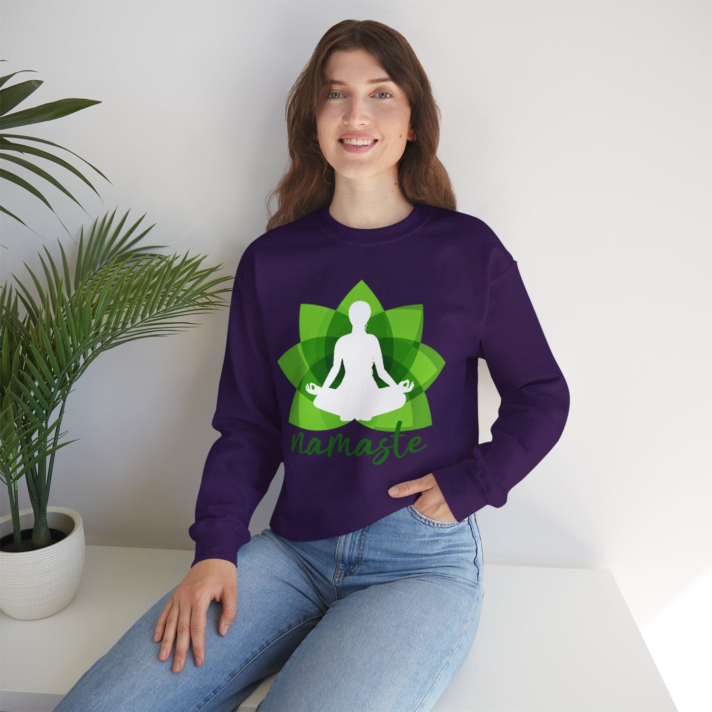 🌱Namaste Bloom - Sacred Stillness Sweatshirt