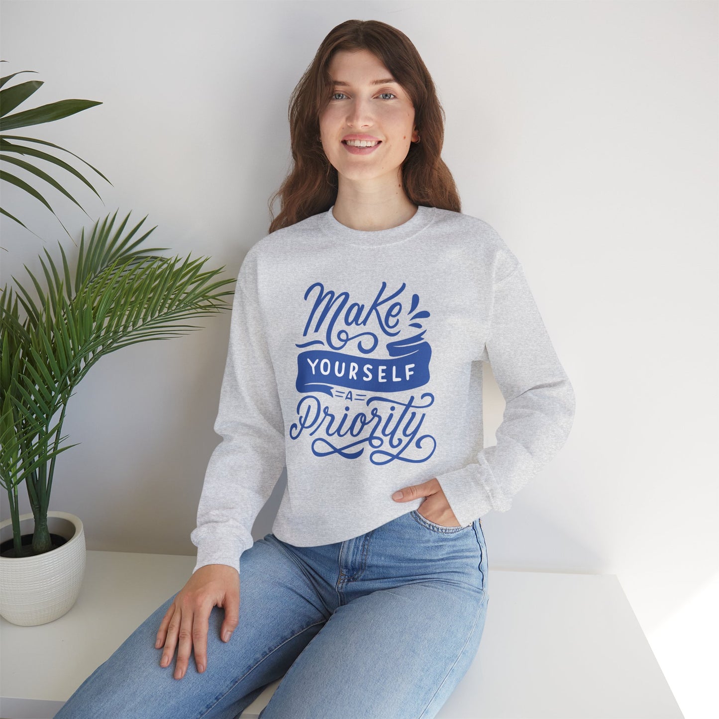 💖Sacred Reminder — You Matter, Too - Motivational Crewneck Sweatshirt