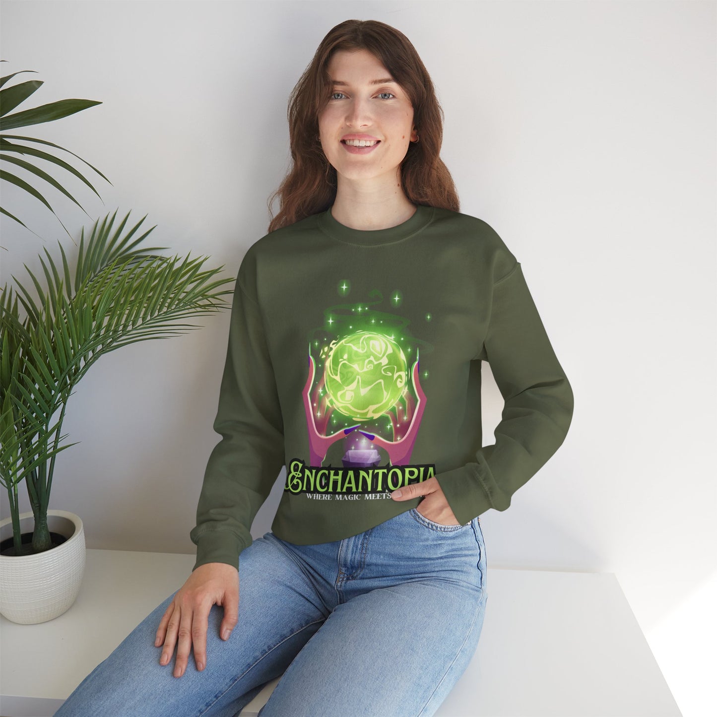 🔮Enchantopia - Where Magic Meets Wonder Crewneck Sweatshirt