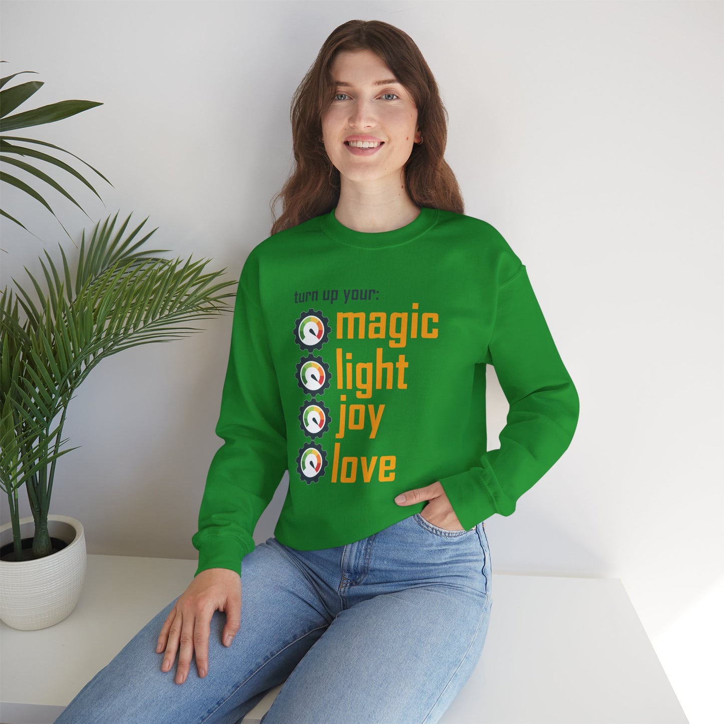 🎚️Turn Up Your Light - A Soulful Volume of You - Crewneck Sweatshirt