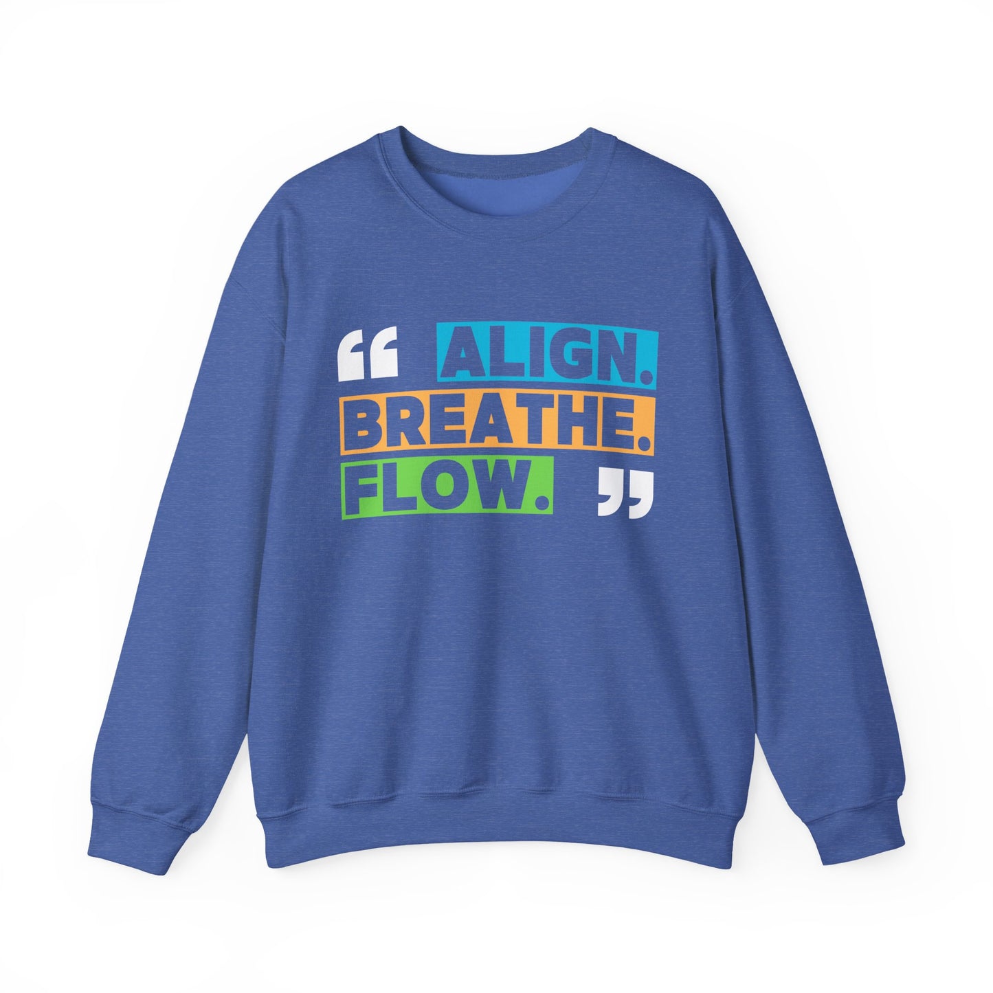 🌙“Align. Breathe. Flow.” - A Crewneck Sweatshirt for Mindful Moments