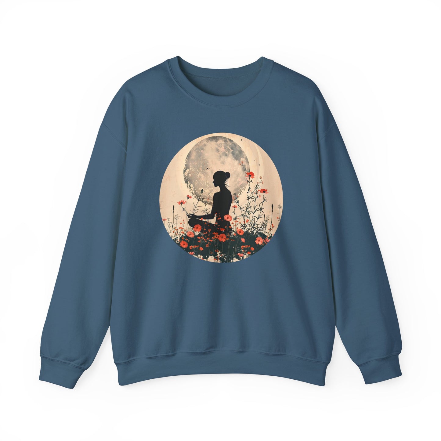 🌺Moonlit Stillness - A Sacred Space to Just Be Crewneck Sweatshirt