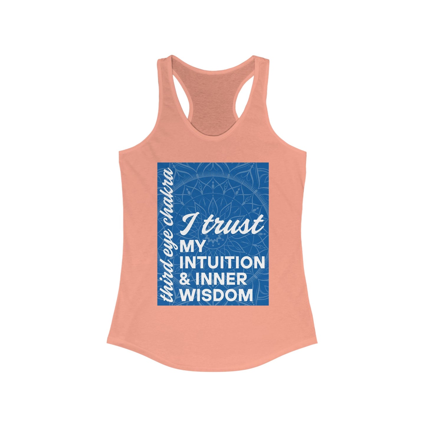 Inner Vision - Third Eye/Ajna Chakra Affirmation Racerback Tank Top