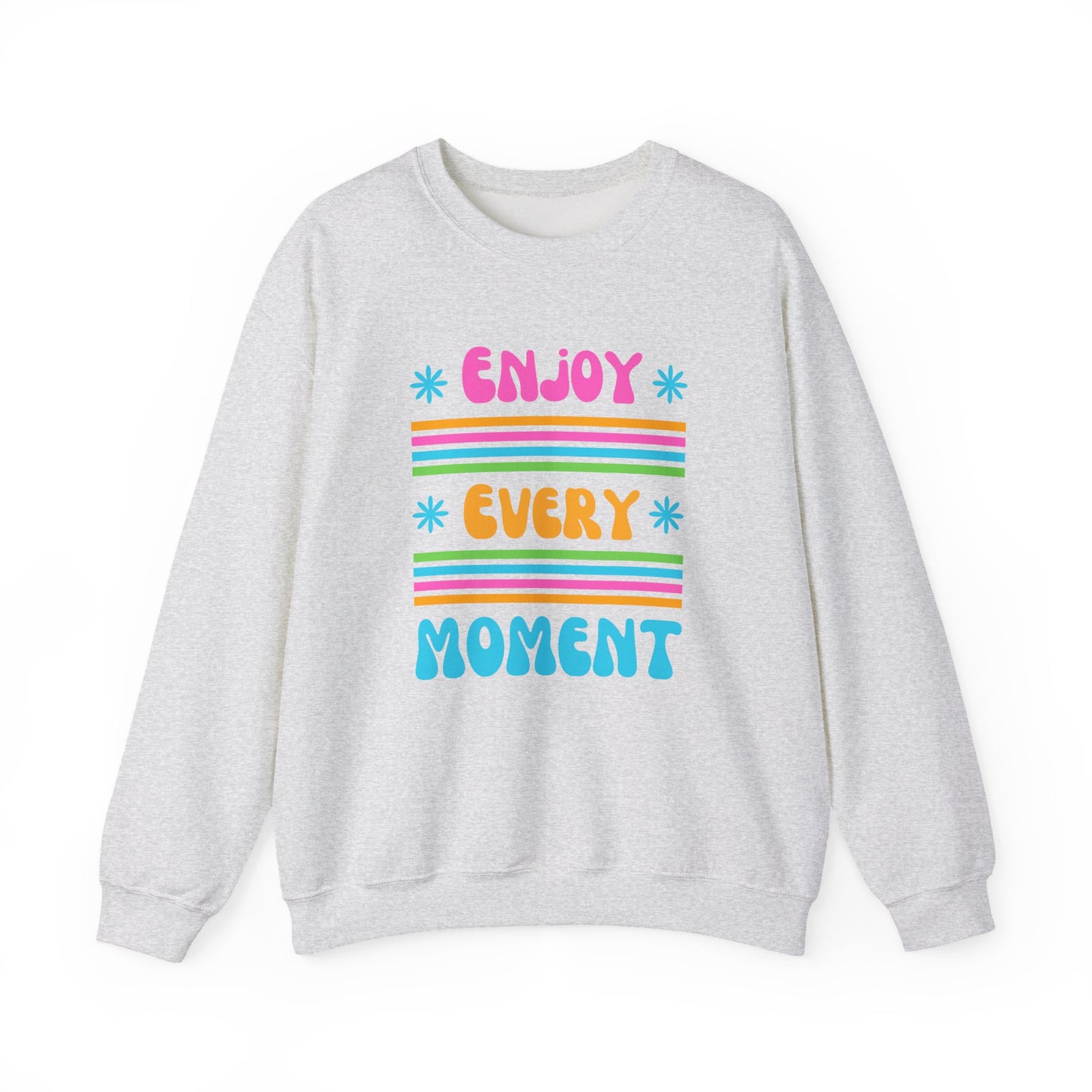 🌞Joy in Color - Every Moment is a Miracle Crewneck Sweatshirt