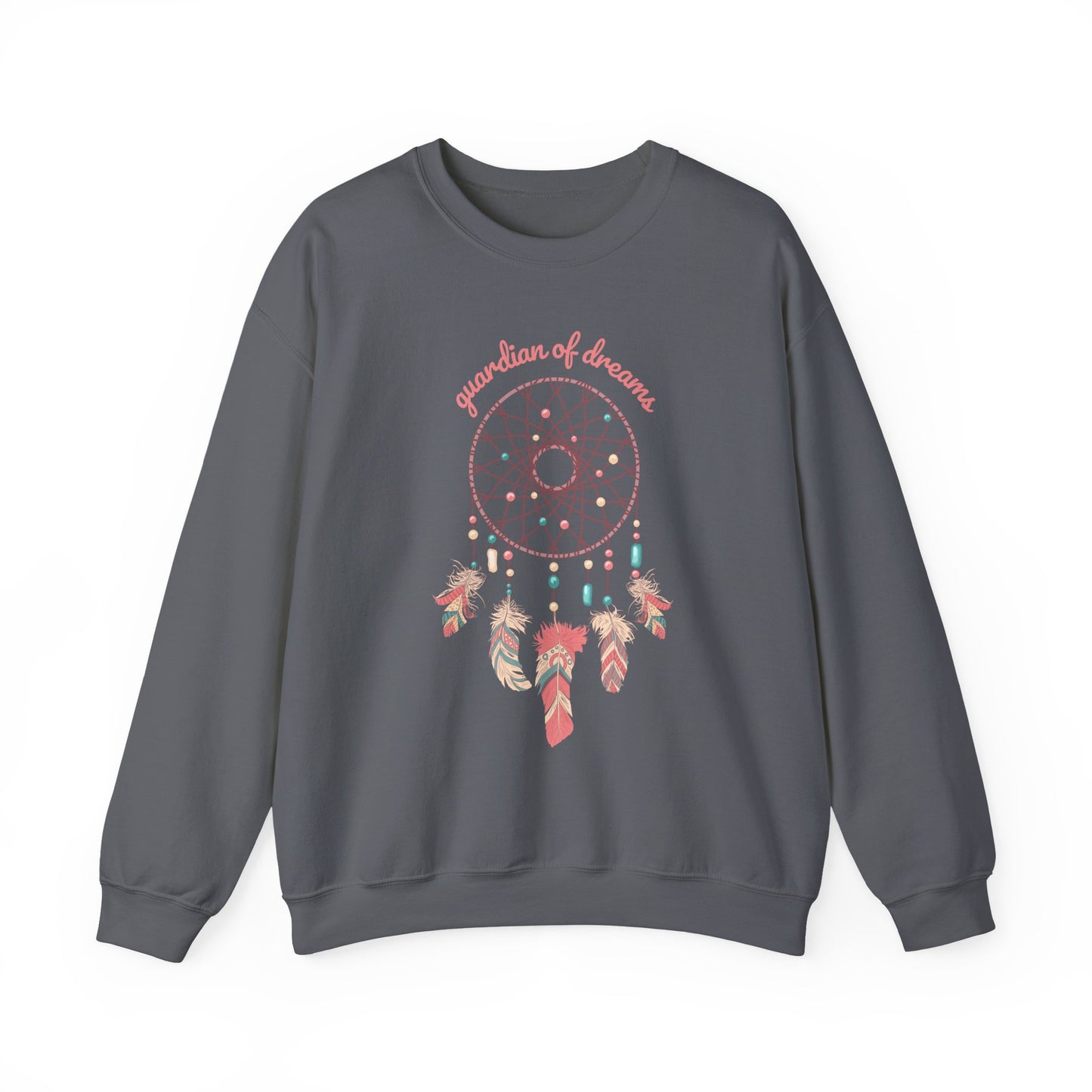 Guardian of Dreams 🌸✨ Boho Dreamcatcher Crewneck Sweatshirt
