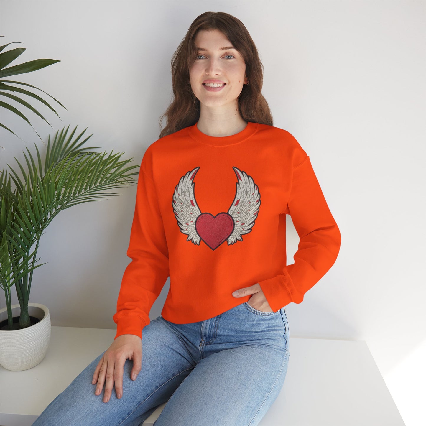 ❤️🔥When the Heart Aligns, It Takes Wings Crewneck Sweatshirt