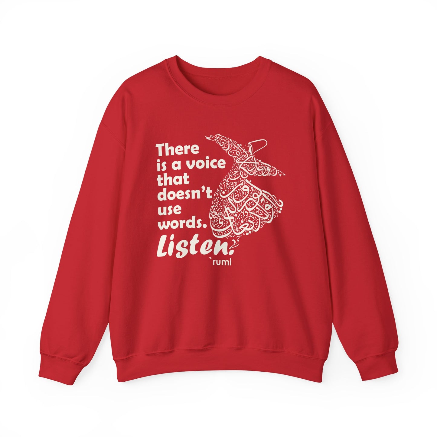 🎶The Voice Within - Rumi Crewneck Sweatshirt